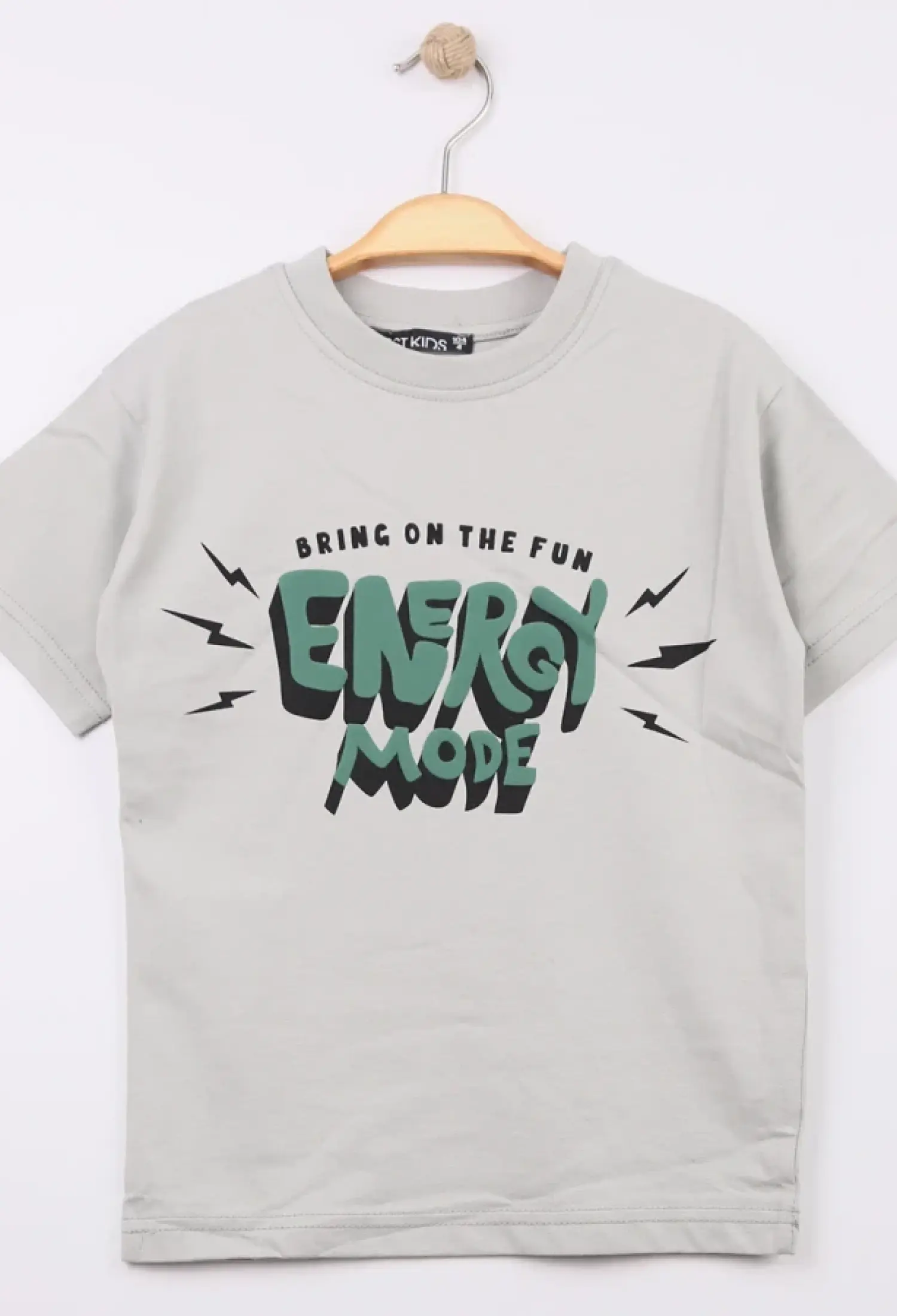 Energy Baskılı Erkek Tişört - Brand: FİRST KİDS - Kids & Bby Clothes From Peralane Kids Turkey