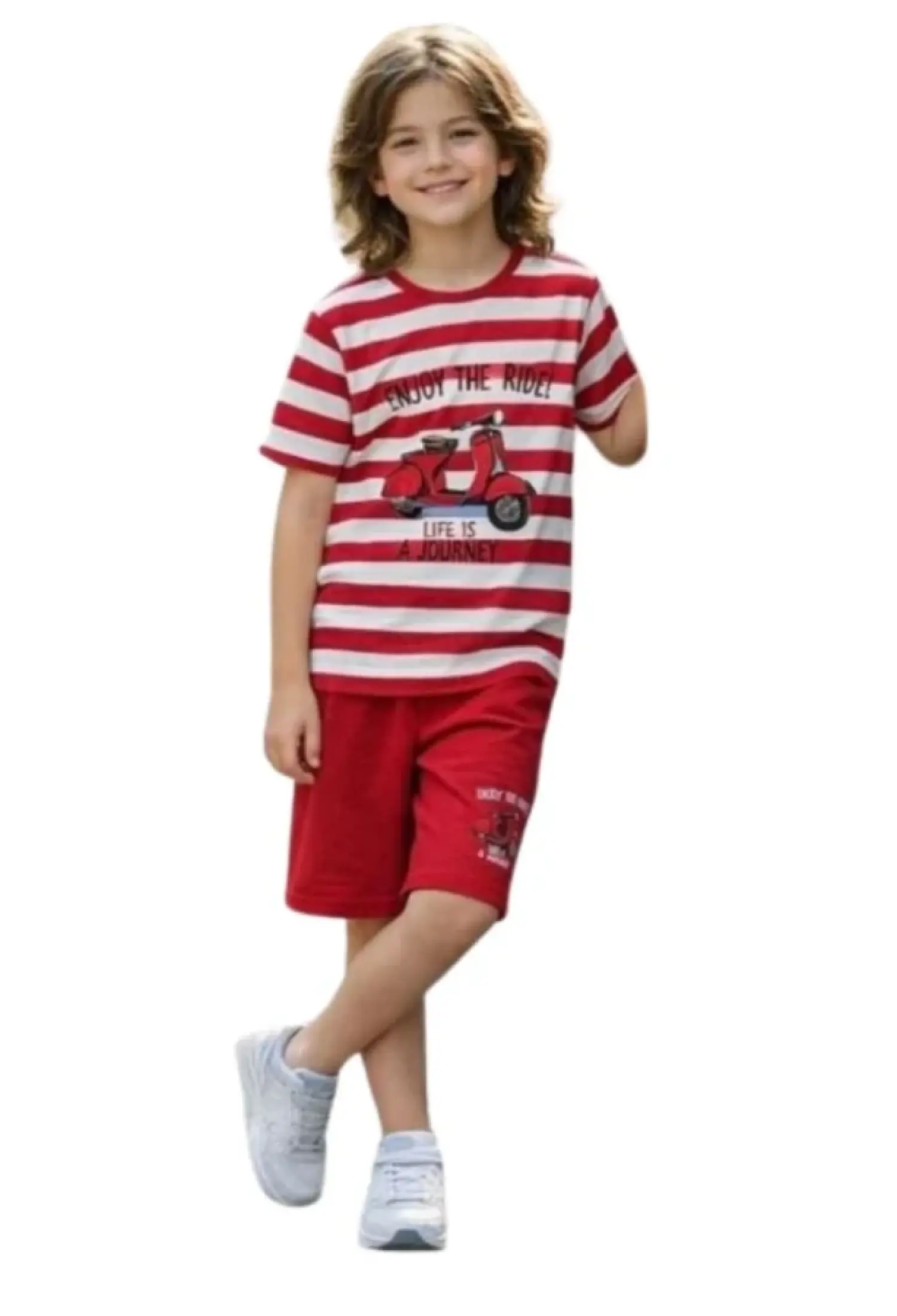 Enjoy The Ride Baskılı Erkek Takım - Brand: PALM LİFE - Kids & Bby Clothes From Peralane Kids Turkey