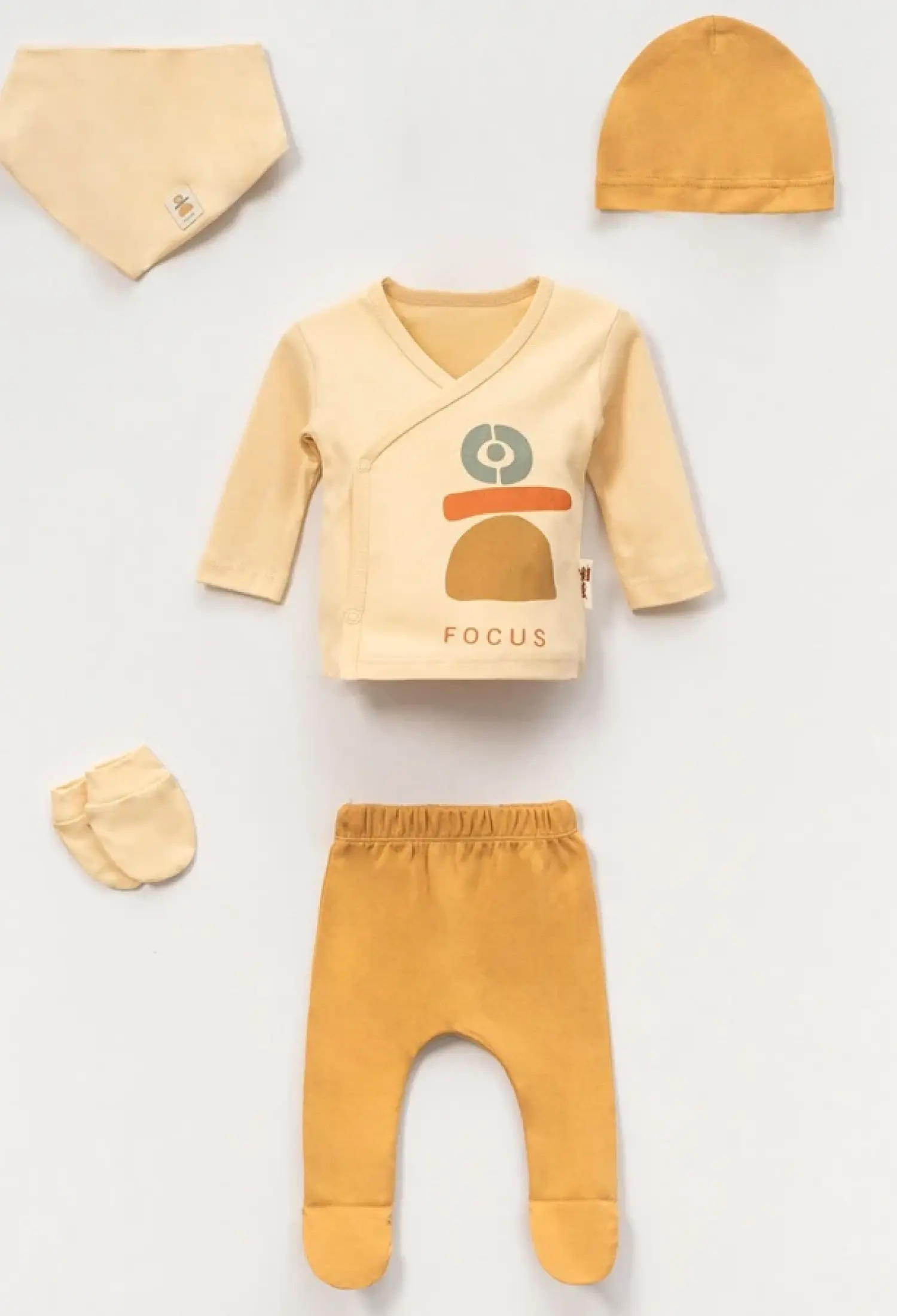 Erkek Bebe 5li Hastane Çıkışı Zıbın Set - Brand: VOVİDO - Kids & Bby Clothes From Peralane Kids Turkey
