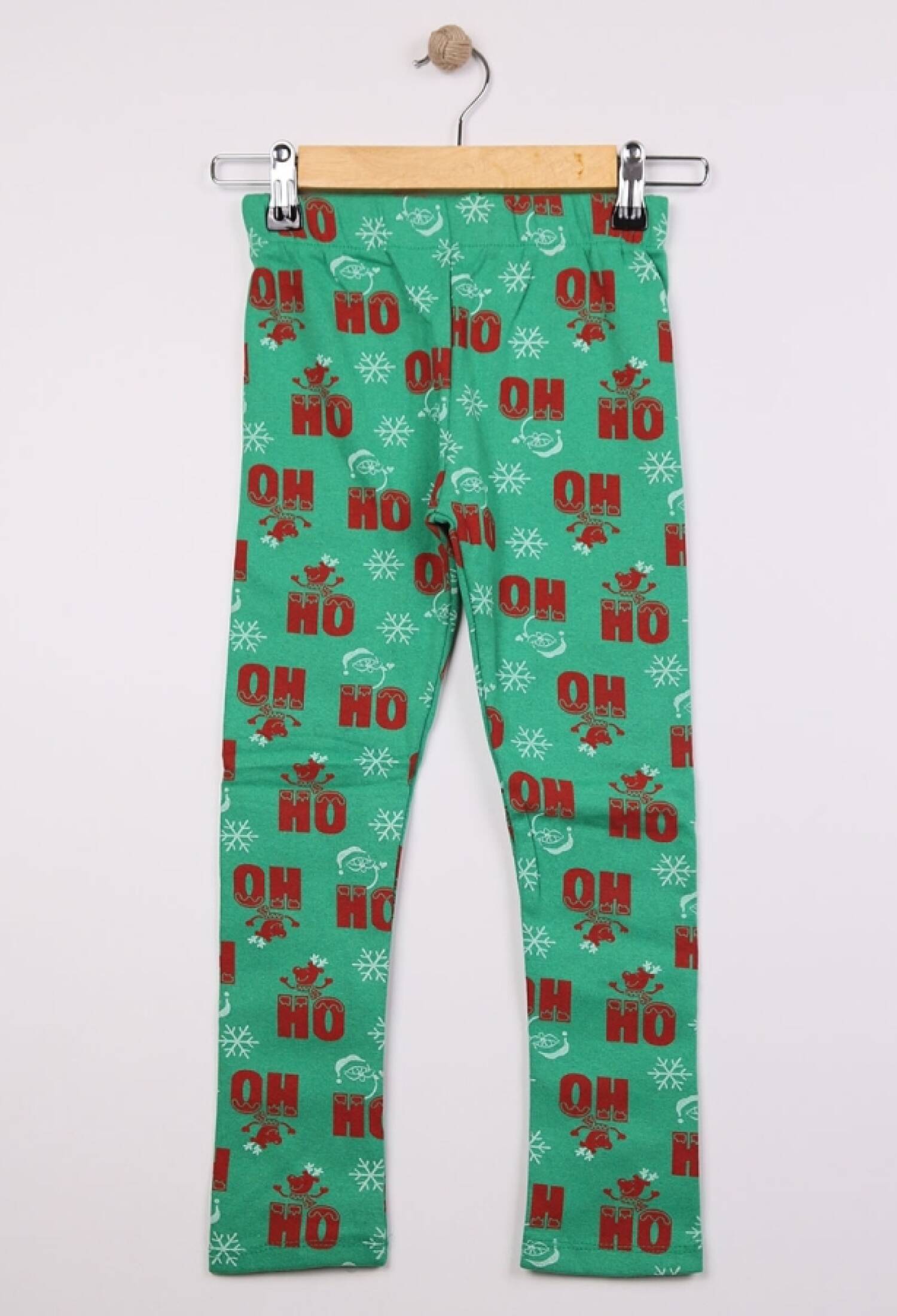 Etnik Desenli Noel Yılbaşı Tayt Şardonlu 2 İp - Brand: LYRA KİDS - Kids & Bby Clothes From Peralane Kids Turkey