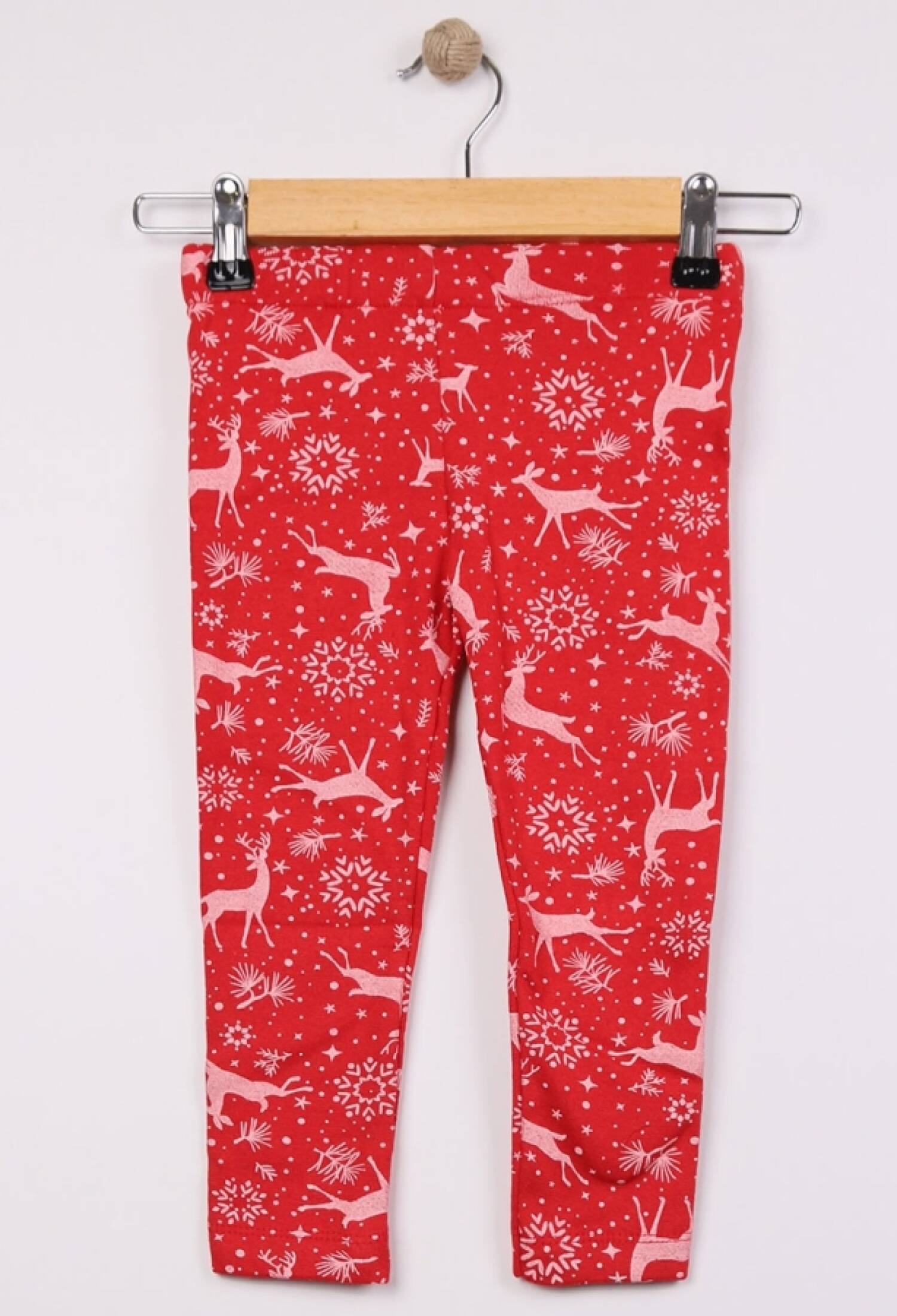 Etnik Desenli Noel Yılbaşı Tayt Şardonlu 2 İp - Brand: LYRA KİDS - Kids & Bby Clothes From Peralane Kids Turkey