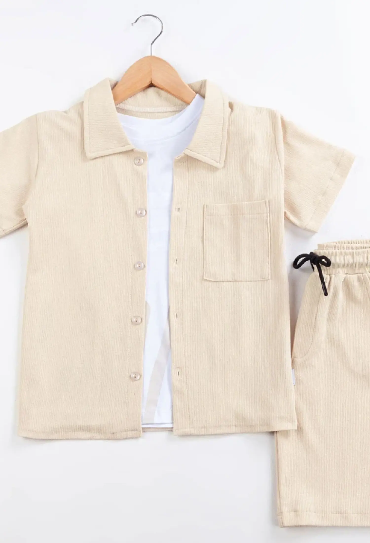 Ex Baskılı Gömleki Üçlü Erkek Takım - Brand: CIVILTI - Kids & Bby Clothes From Peralane Kids Turkey