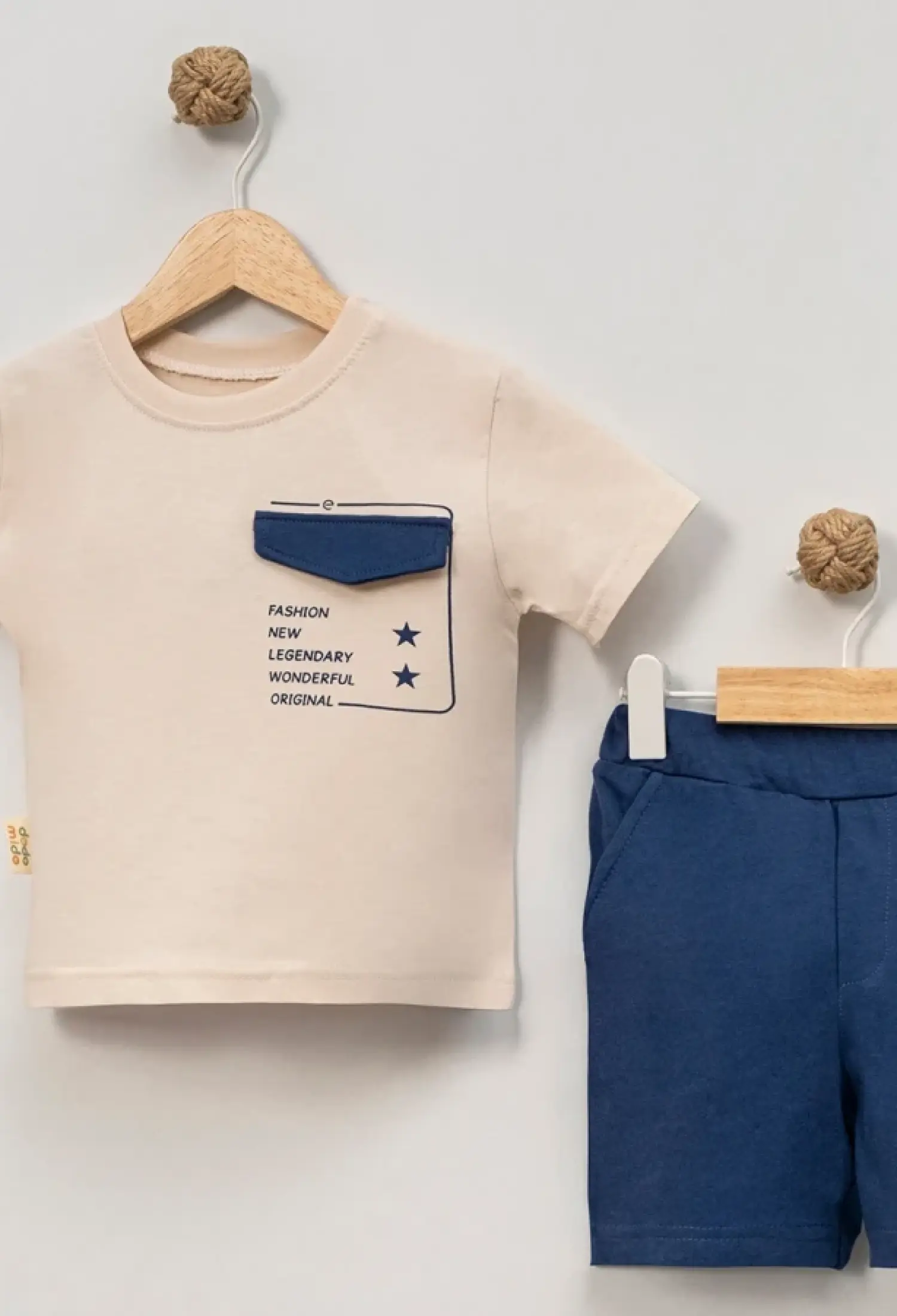 Fashion Baskılı Erkek Takım - Brand: EYMUS - Kids & Bby Clothes From Peralane Kids Turkey