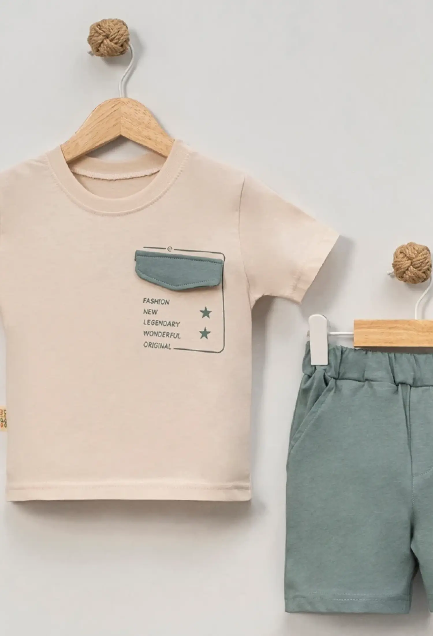 Fashion Baskılı Erkek Takım - Brand: EYMUS - Kids & Bby Clothes From Peralane Kids Turkey