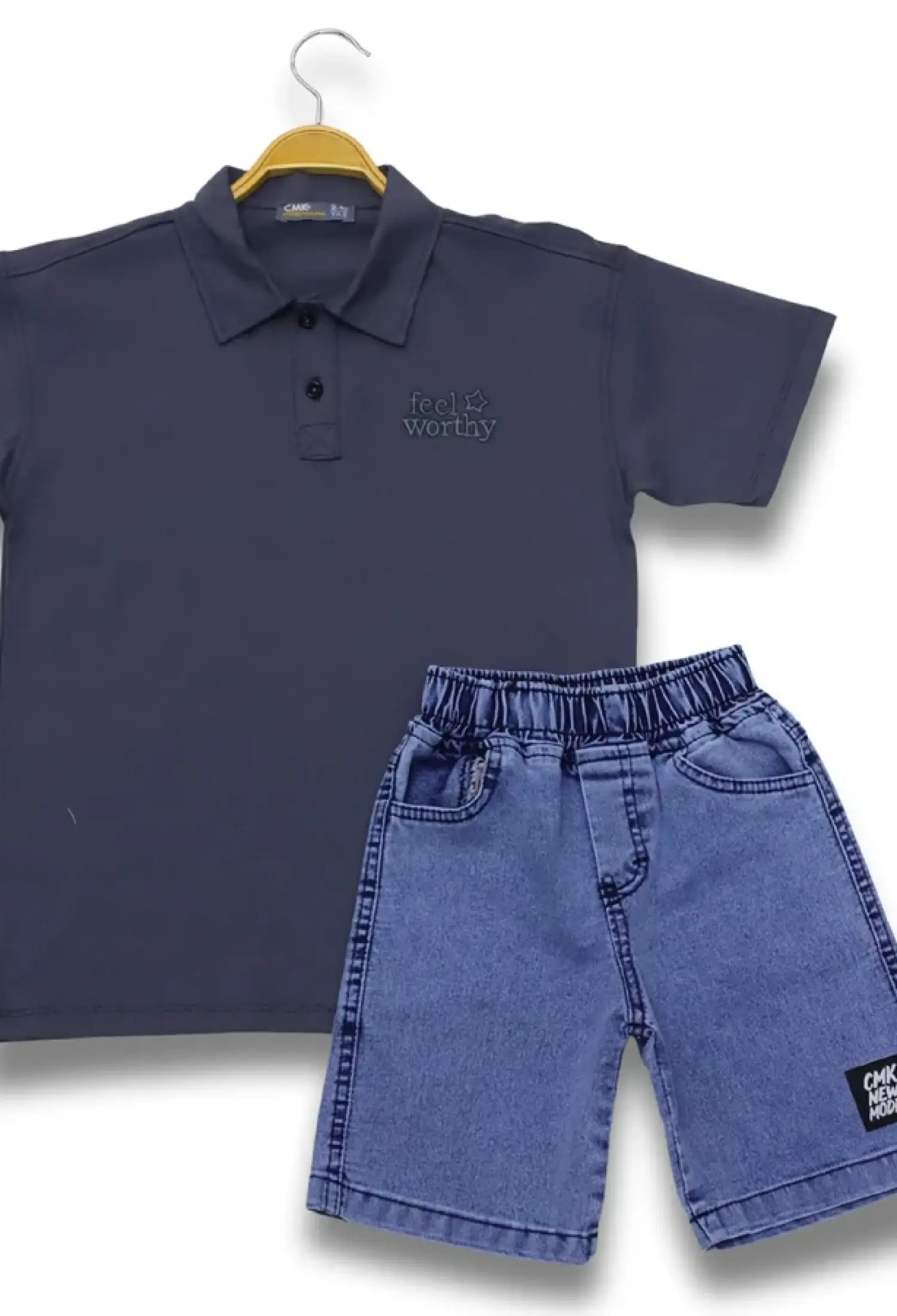 Feel Baskılı Erkek Takım - Brand: CMK - Kids & Bby Clothes From Peralane Kids Turkey