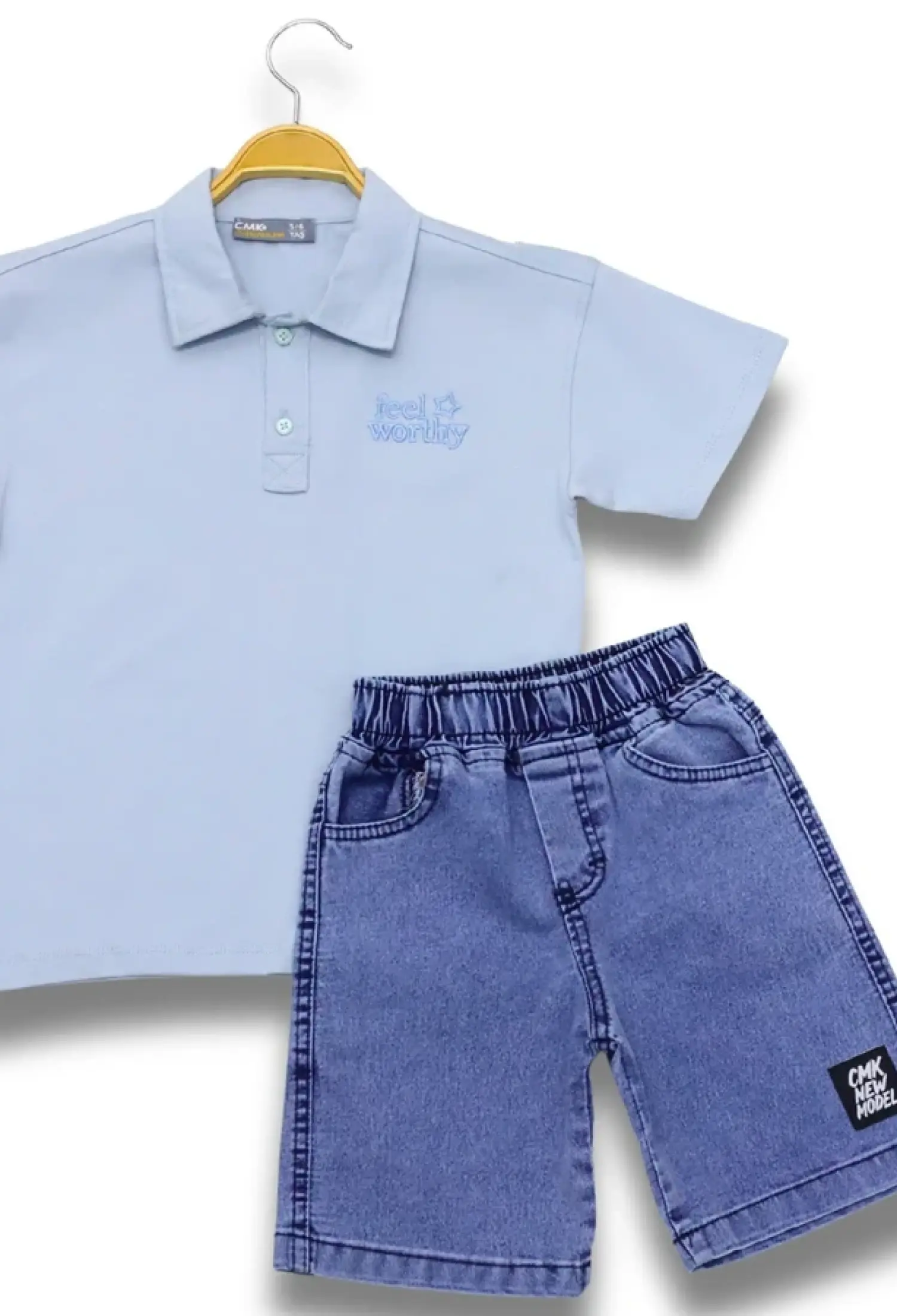 Feel Baskılı Erkek Takım - Brand: CMK - Kids & Bby Clothes From Peralane Kids Turkey