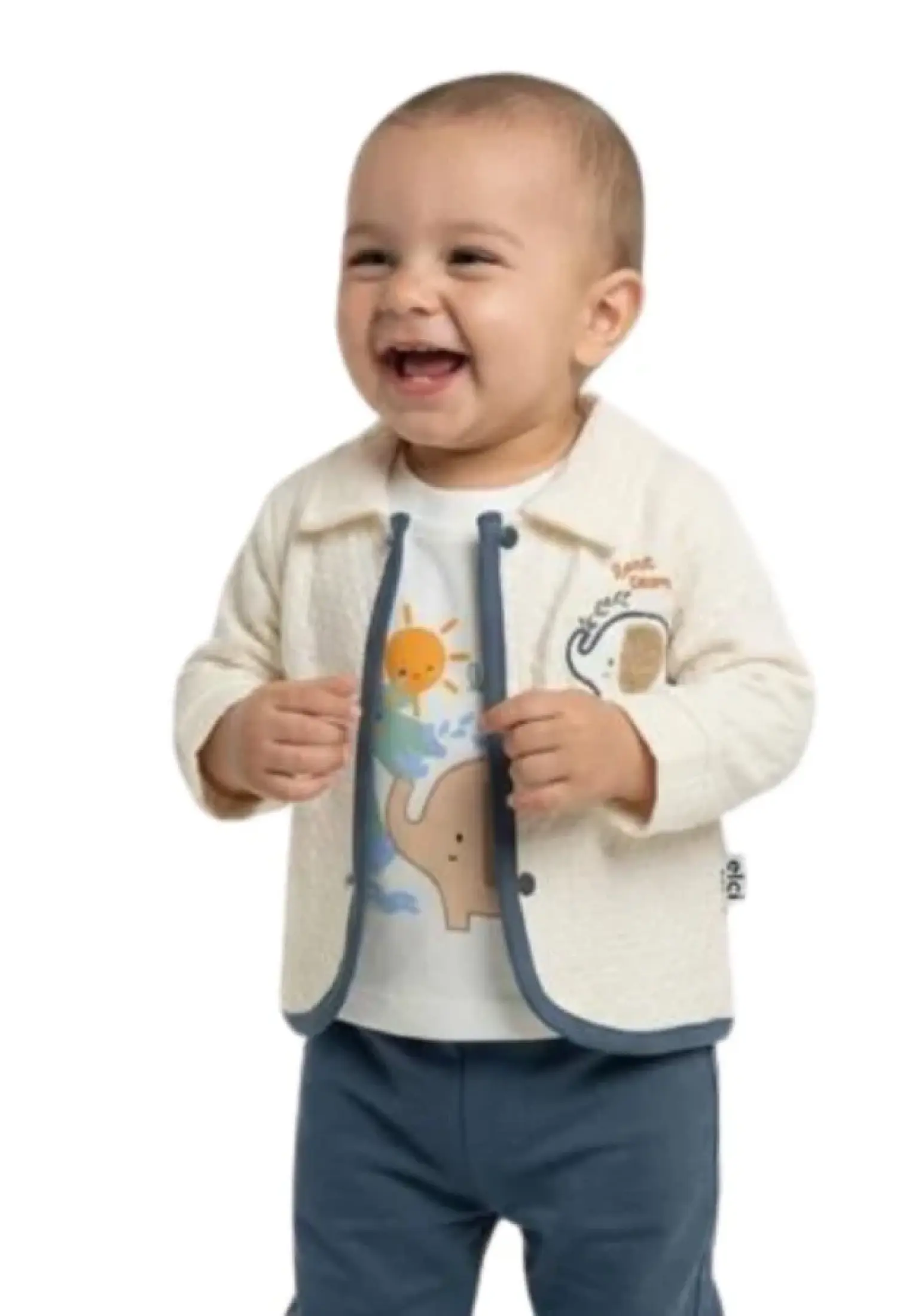 Fil Baskılı Erkek Bebe Takım - Brand: ELCİ BABY - Kids & Bby Clothes From Peralane Kids Turkey