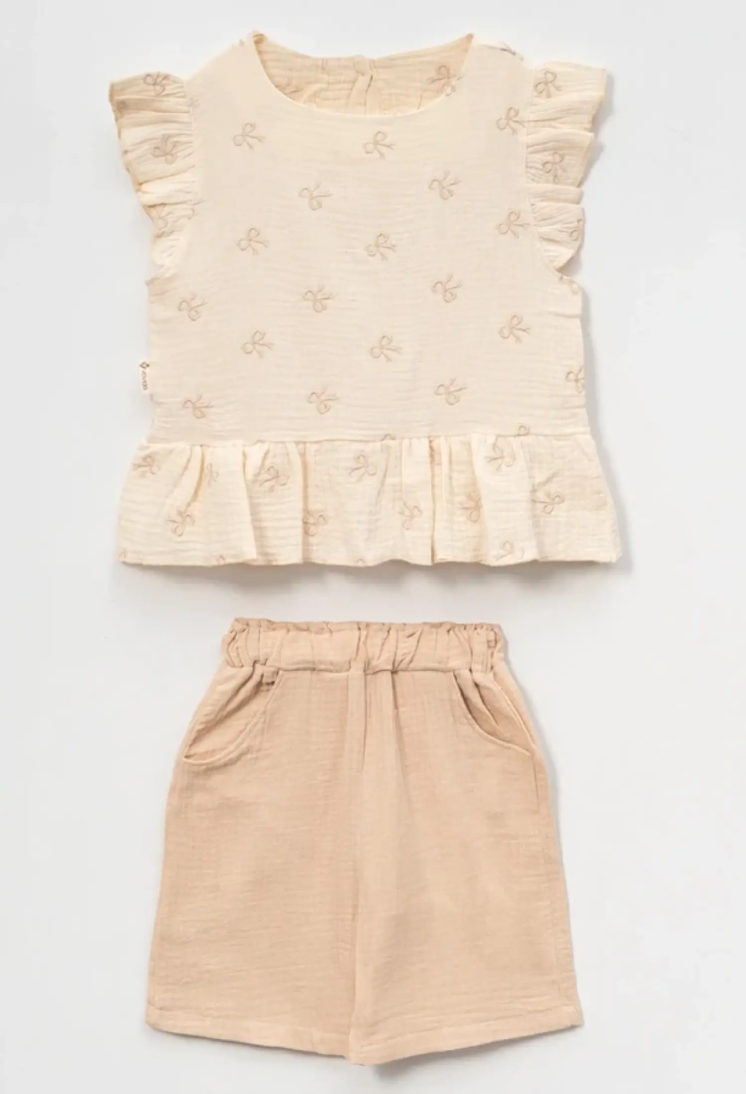 Fiyonk Desenli Kız Takım - Brand: VOVİDO - Kids & Bby Clothes From Peralane Kids Turkey