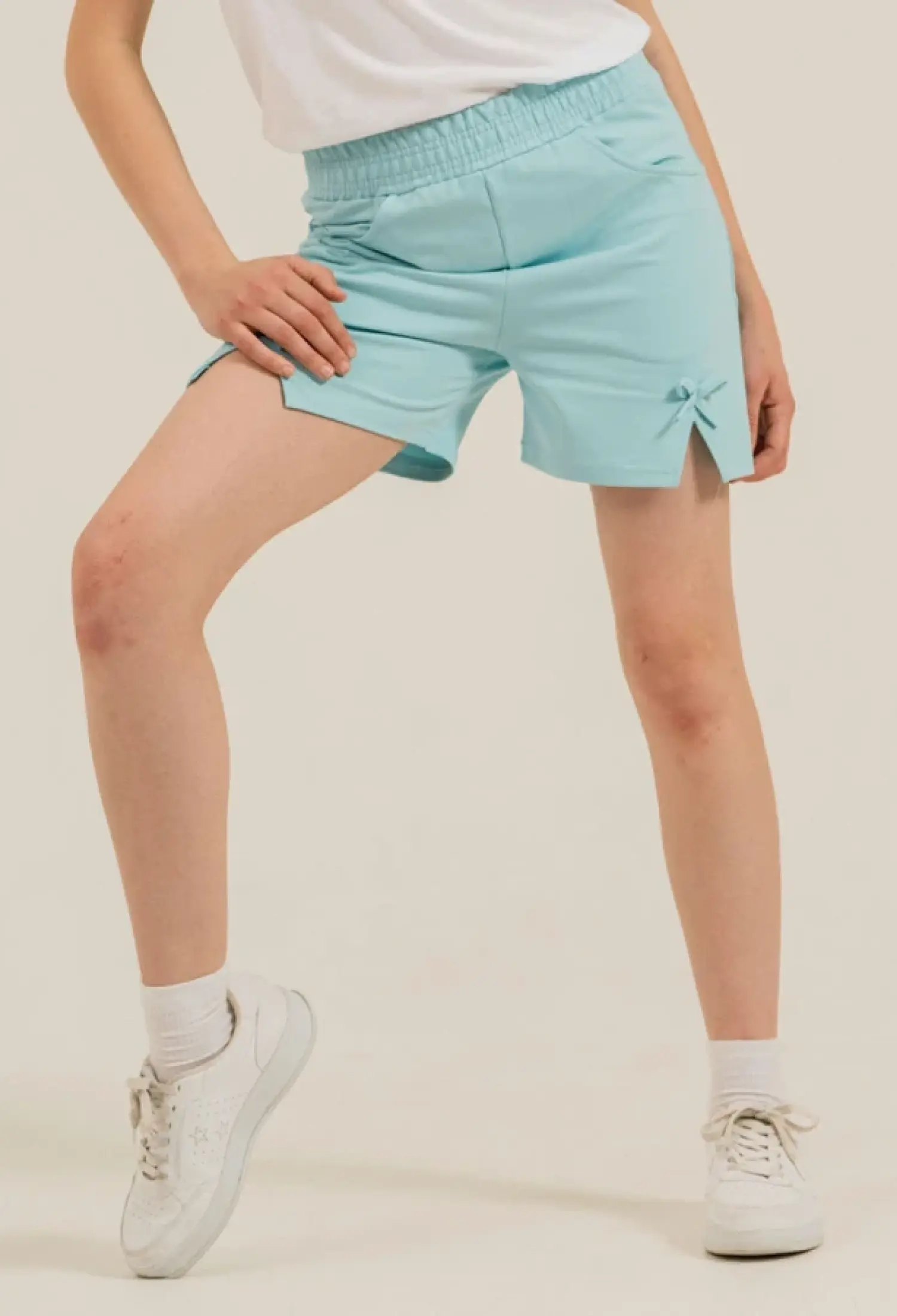 Girls' Shorts with Bow Detail