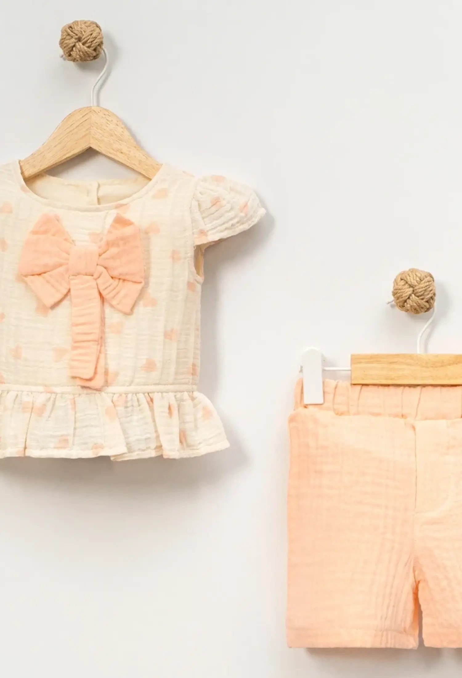 Fiyonk Nakışlı Kız Bebe Takım - Brand: EYMUS - Kids & Bby Clothes From Peralane Kids Turkey