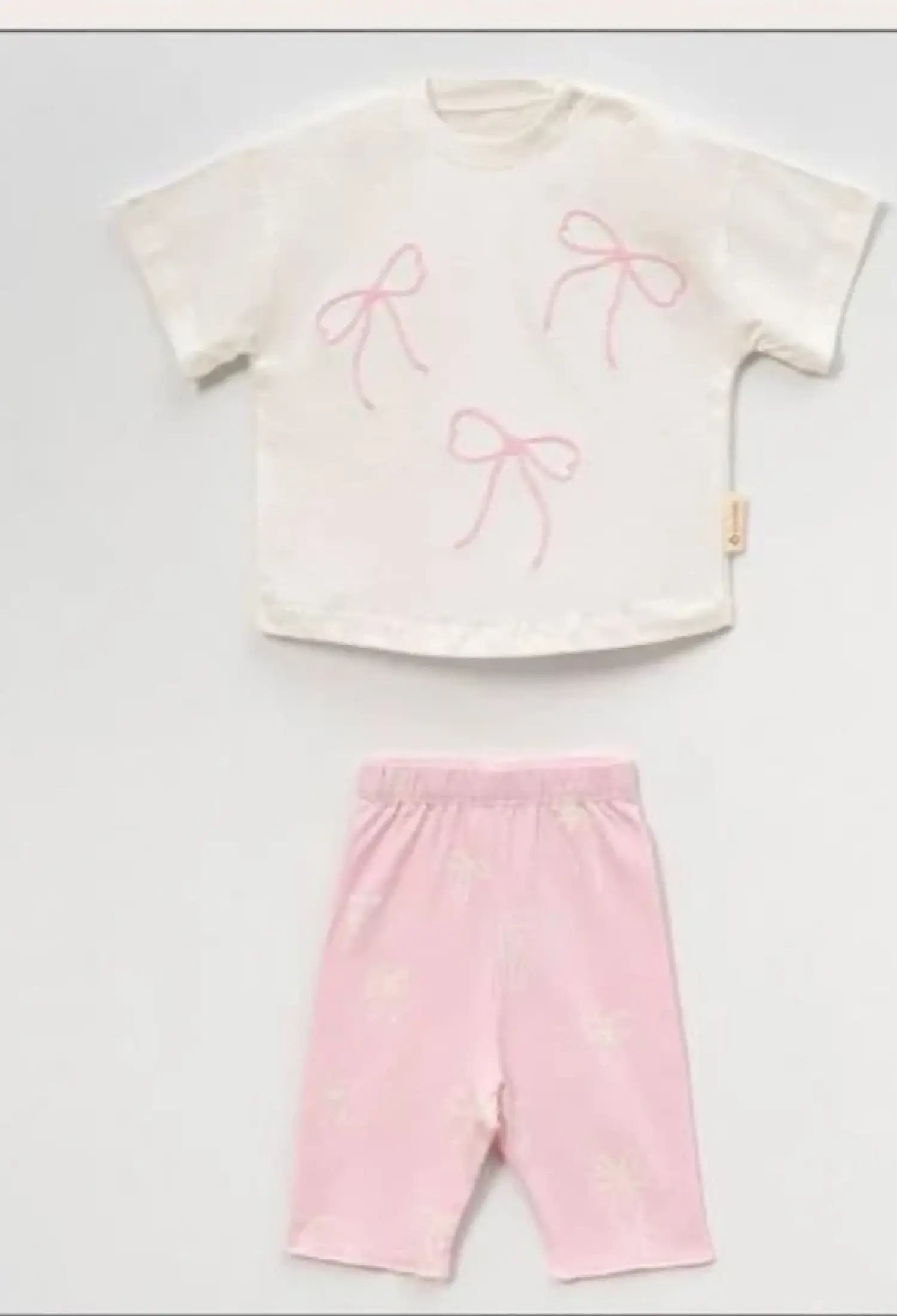 Fiyonk Nakışlı Kız Bebe Takım - Brand: VOVİDO - Kids & Bby Clothes From Peralane Kids Turkey