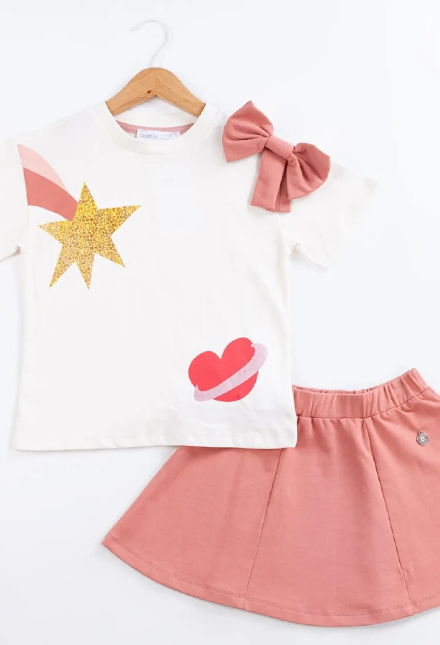 Fiyonk Nakışlı Kız Takım - Brand: COMİX - Kids & Bby Clothes From Peralane Kids Turkey