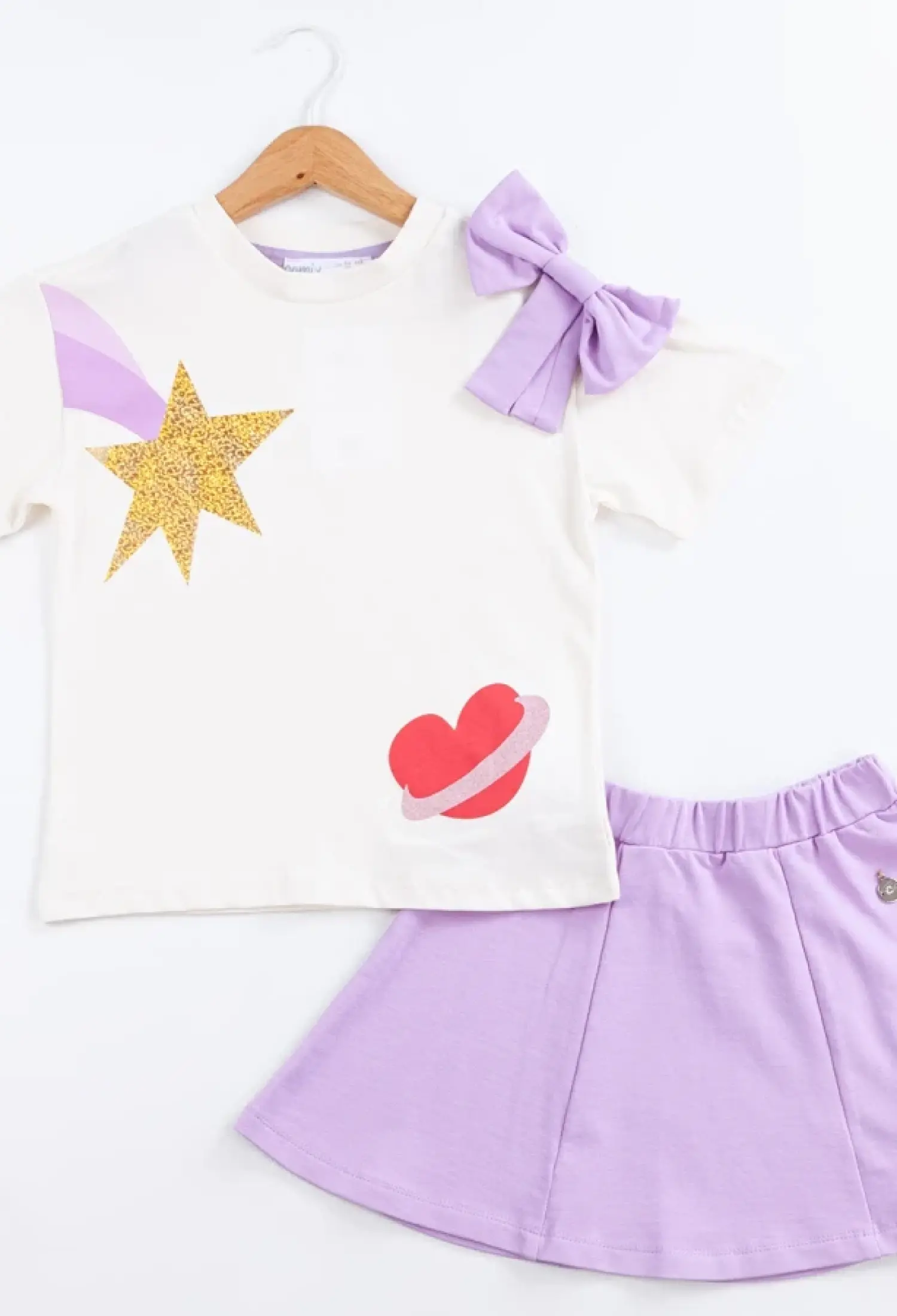 Fiyonk Nakışlı Kız Takım - Brand: COMİX - Kids & Bby Clothes From Peralane Kids Turkey