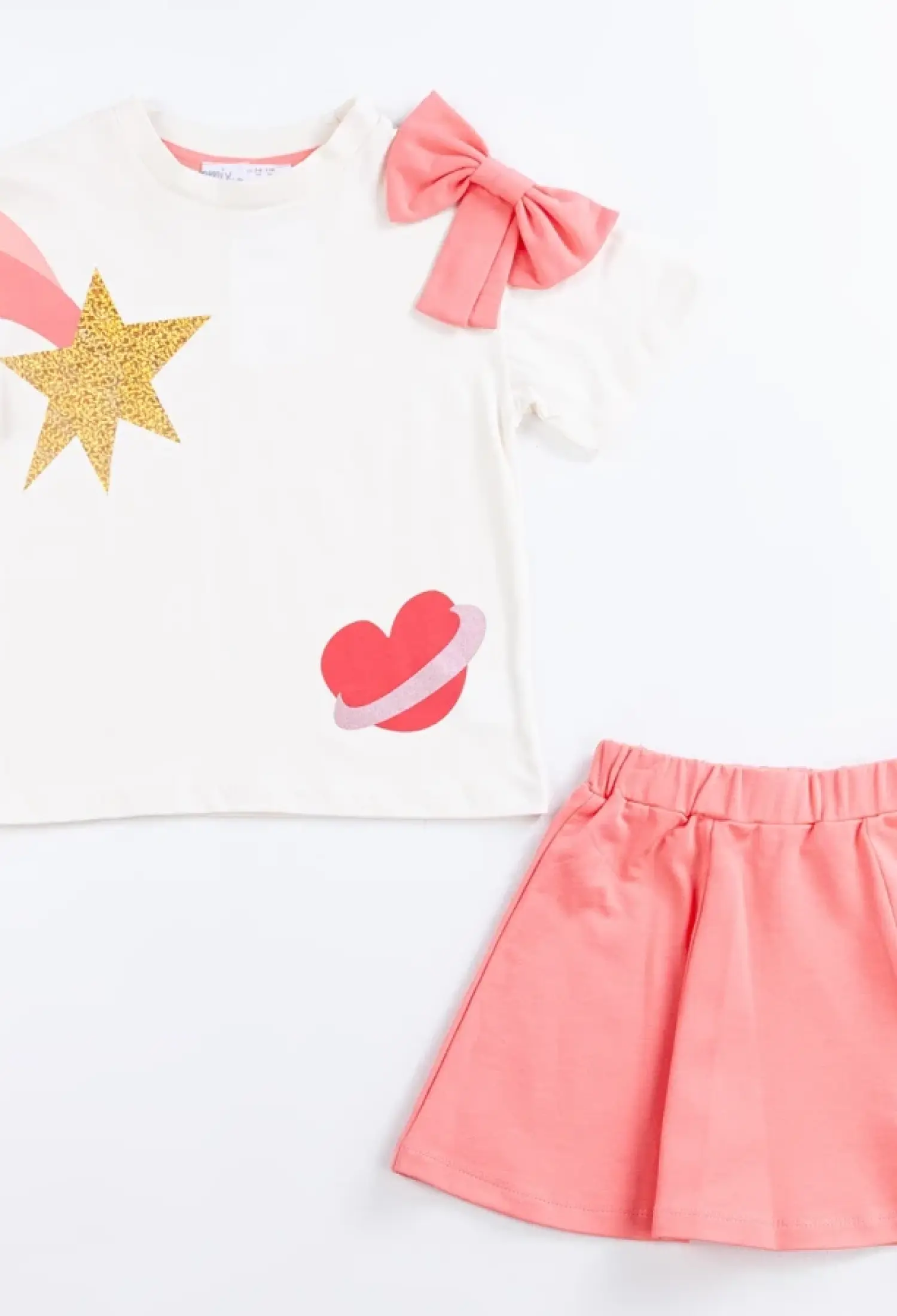 Fiyonk Nakışlı Kız Takım - Brand: COMİX - Kids & Bby Clothes From Peralane Kids Turkey