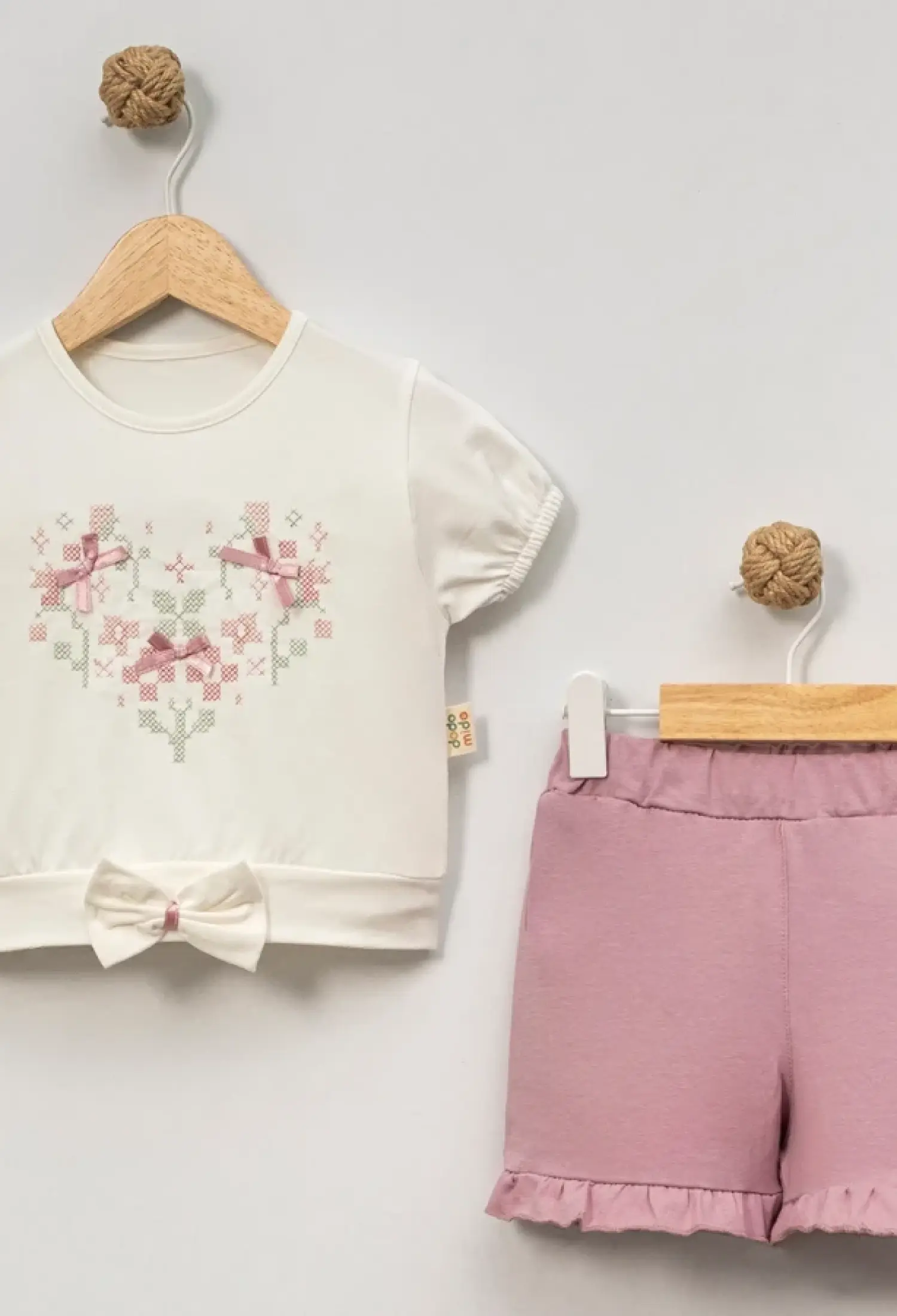 Fiyonk Nakışlı Kız Takım - Brand: EYMUS - Kids & Bby Clothes From Peralane Kids Turkey