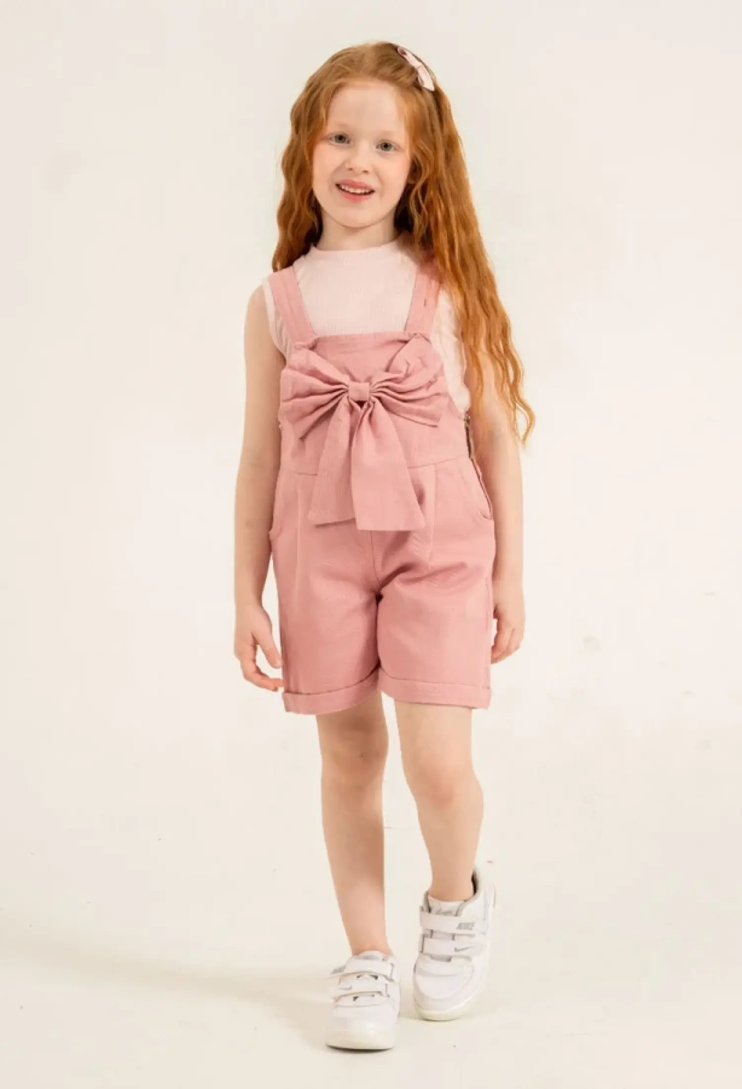 Fiyonk Nakışlı Salopet Kız Takım - Brand: ECOLKIZ - Kids & Bby Clothes From Peralane Kids Turkey