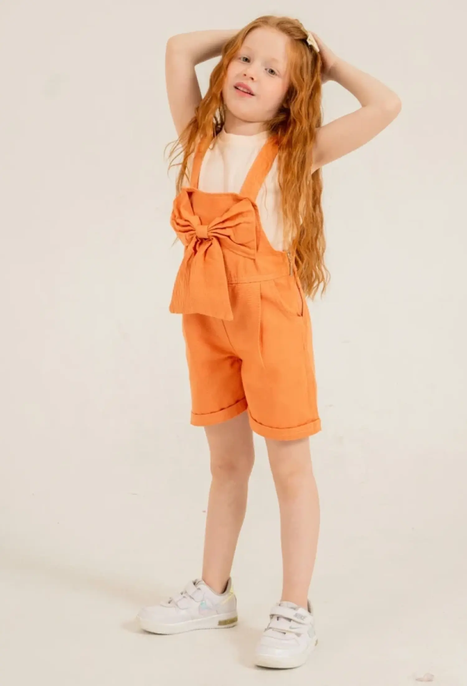 Fiyonk Nakışlı Salopet Kız Takım - Brand: ECOLKIZ - Kids & Bby Clothes From Peralane Kids Turkey