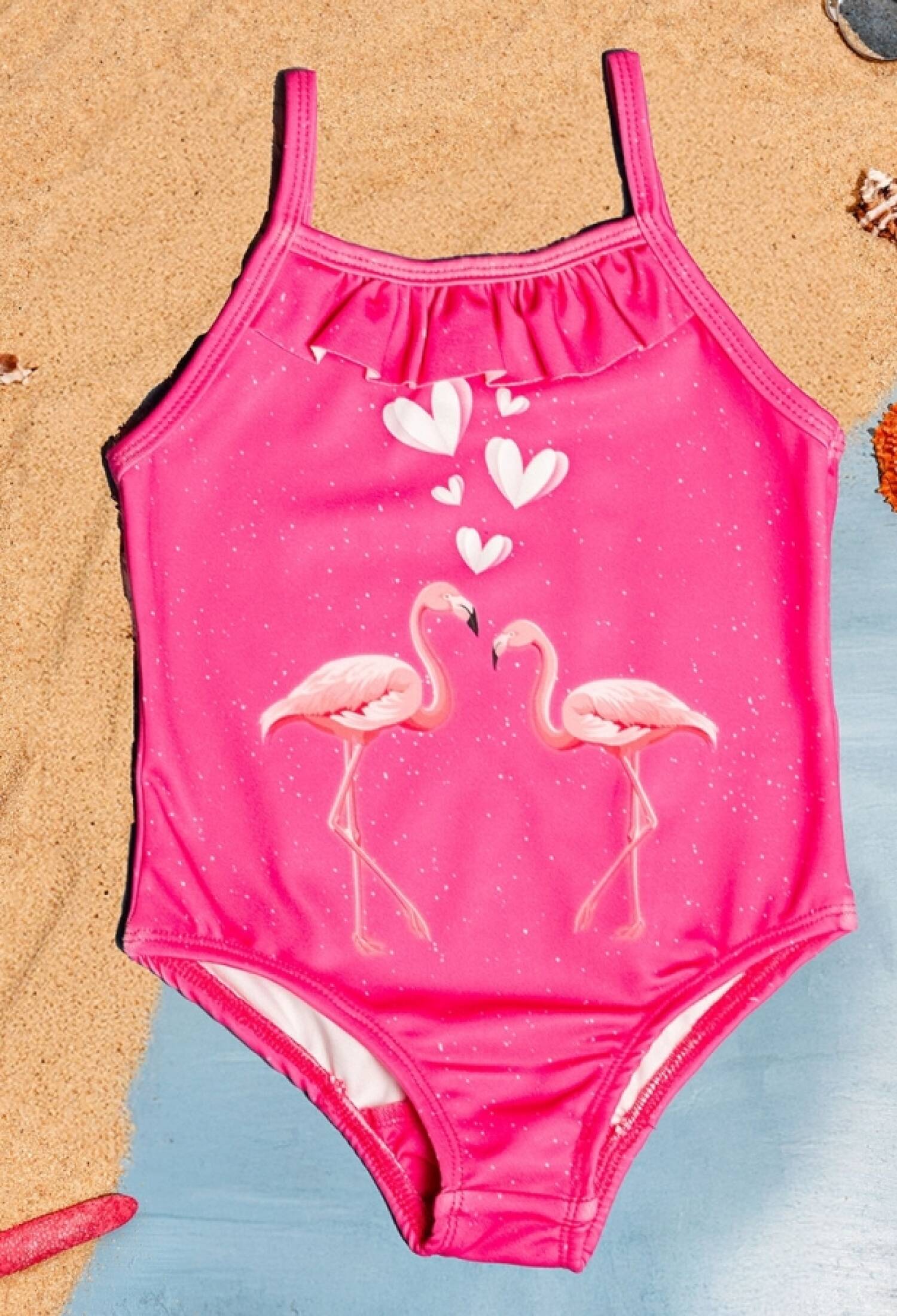 Flamingo Baskılı Kız Mayo - Brand: LYRA KİDS - Kids & Bby Clothes From Peralane Kids Turkey