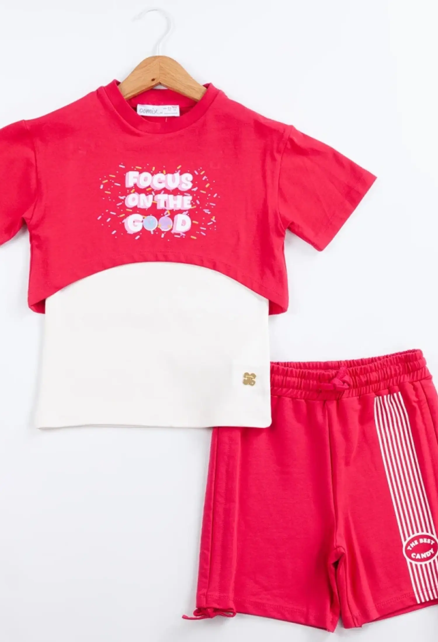 Focus Baskılı Badili Kız Takım - Brand: COMİX - Kids & Bby Clothes From Peralane Kids Turkey