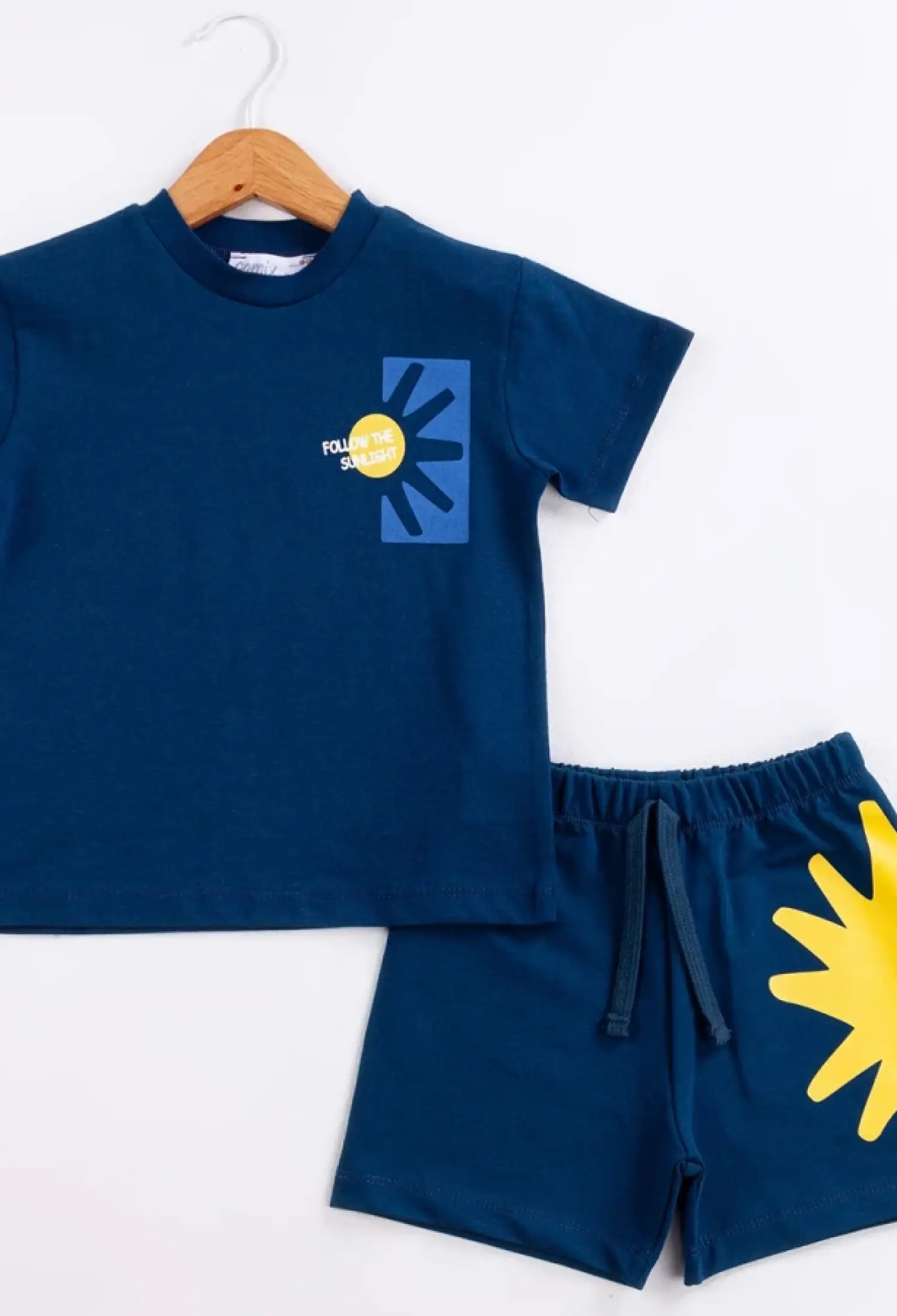 Follow The Sunlight Baskılı Erkek Bebe Takım - Brand: COMİX - Kids & Bby Clothes From Peralane Kids Turkey