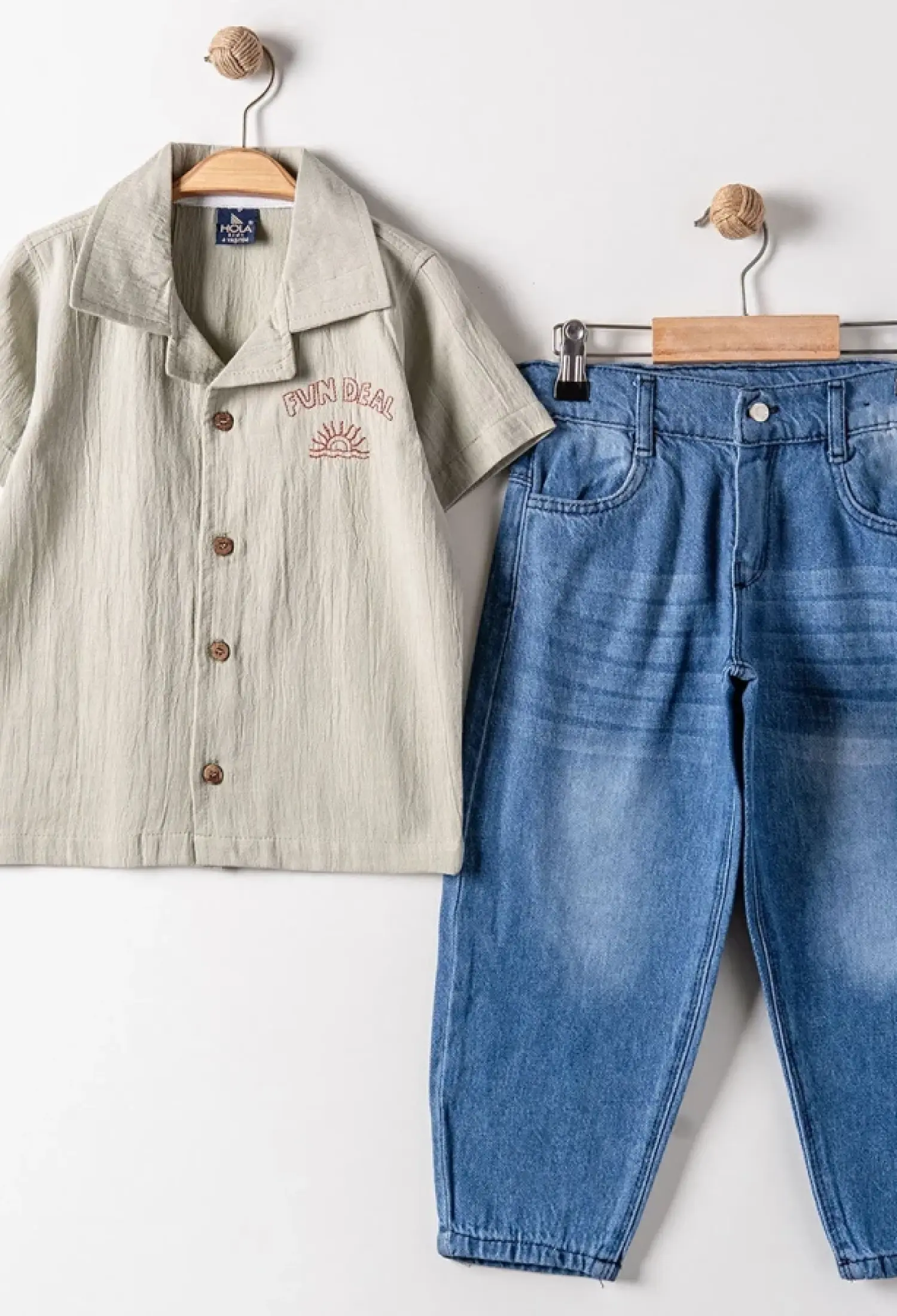 Fun Nakışlı Erkek Takım - Brand: BARKOD - Kids & Bby Clothes From Peralane Kids Turkey