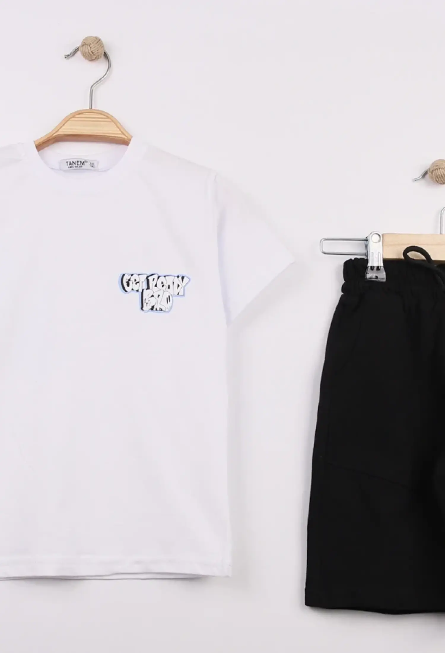 Get Ready Baskılı Erkek Takım - Brand: TANEM KİDS - Kids & Bby Clothes From Peralane Kids Turkey