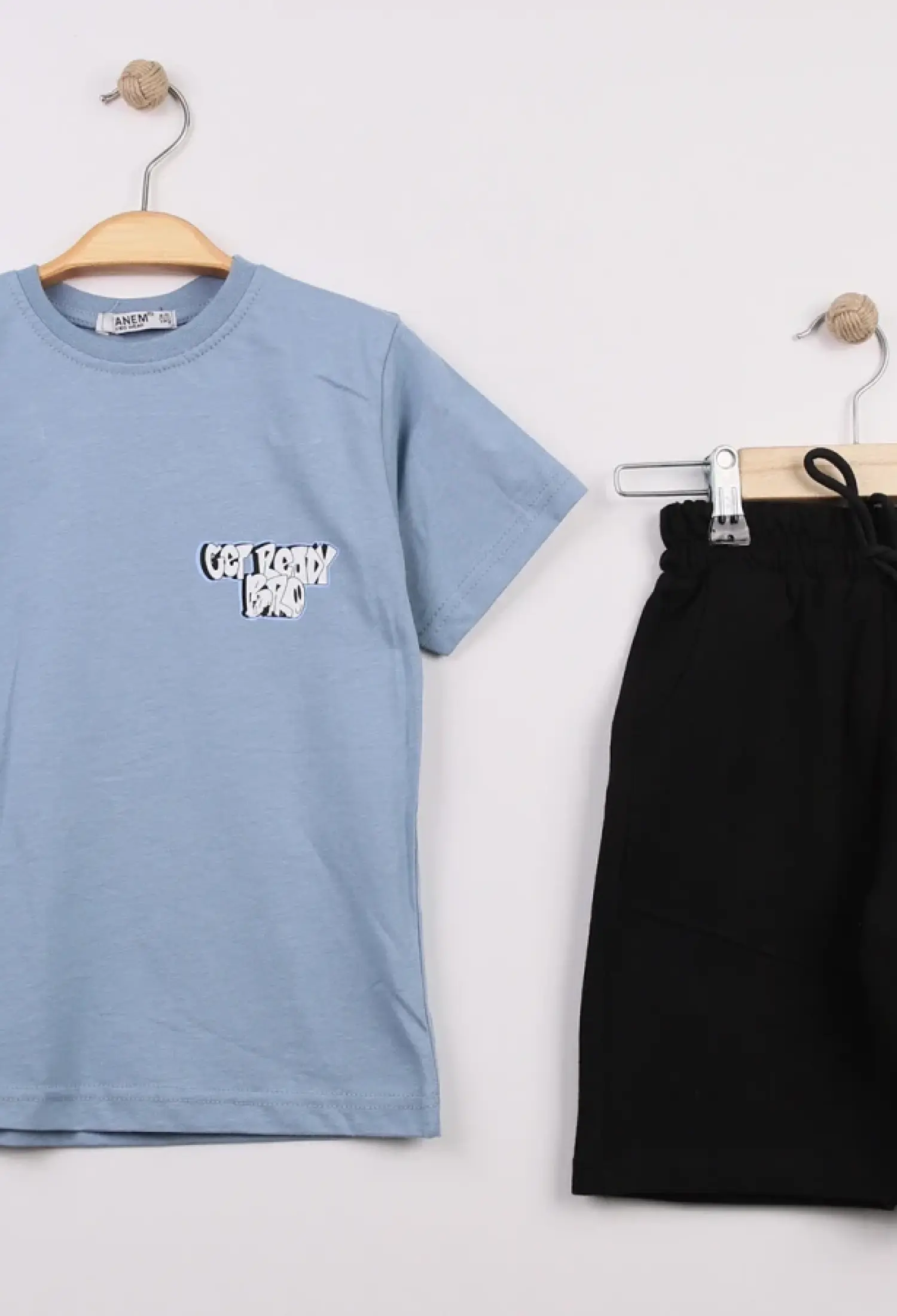 Get Ready Baskılı Erkek Takım - Brand: TANEM KİDS - Kids & Bby Clothes From Peralane Kids Turkey