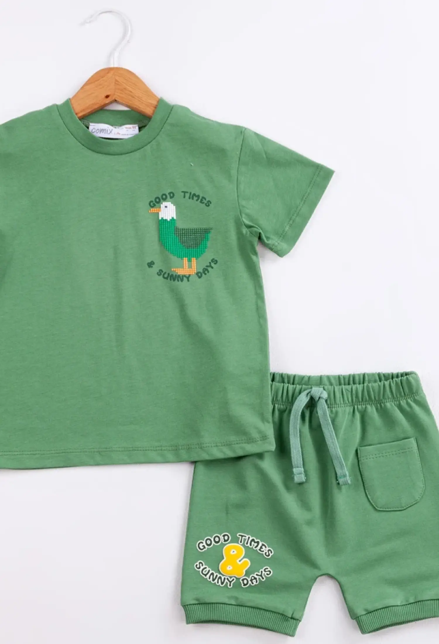 Good Times Baskılı Erkek Bebe Takım - Brand: COMİX - Kids & Bby Clothes From Peralane Kids Turkey