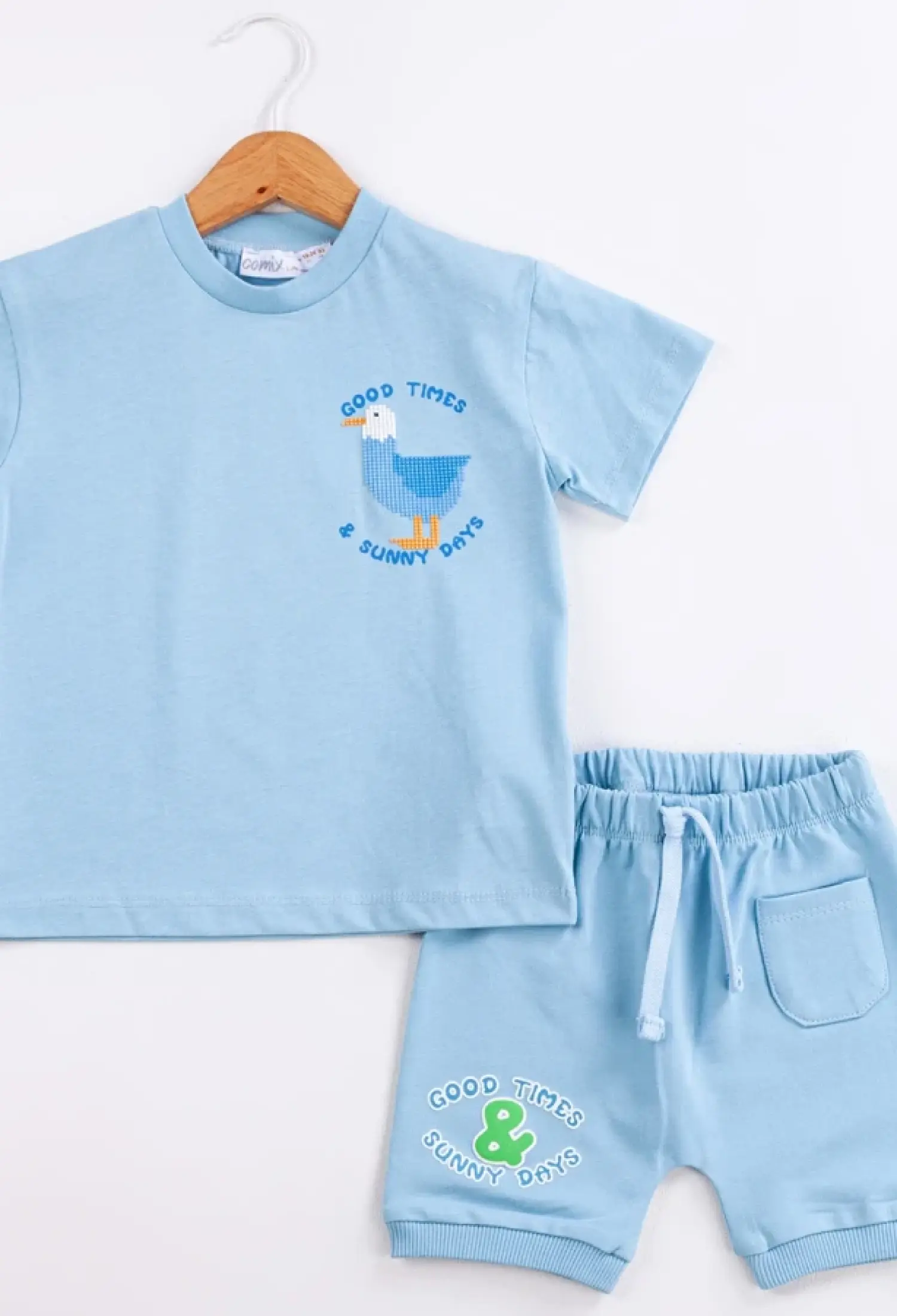 Good Times Baskılı Erkek Bebe Takım - Brand: COMİX - Kids & Bby Clothes From Peralane Kids Turkey