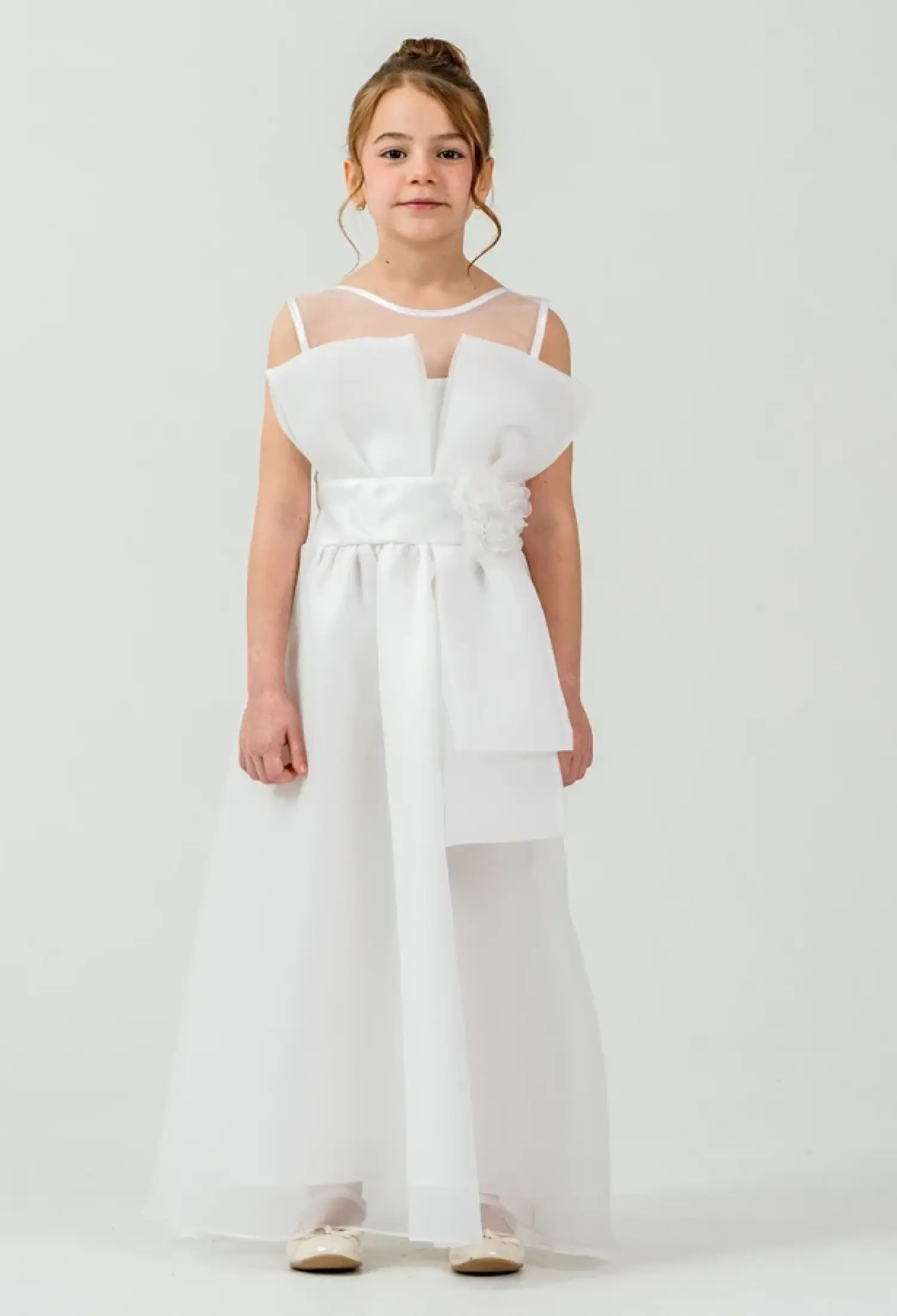 Güllü Nakışlı Kız Elbise - Brand: MERTOĞLU KİDS - Kids & Bby Clothes From Peralane Kids Turkey