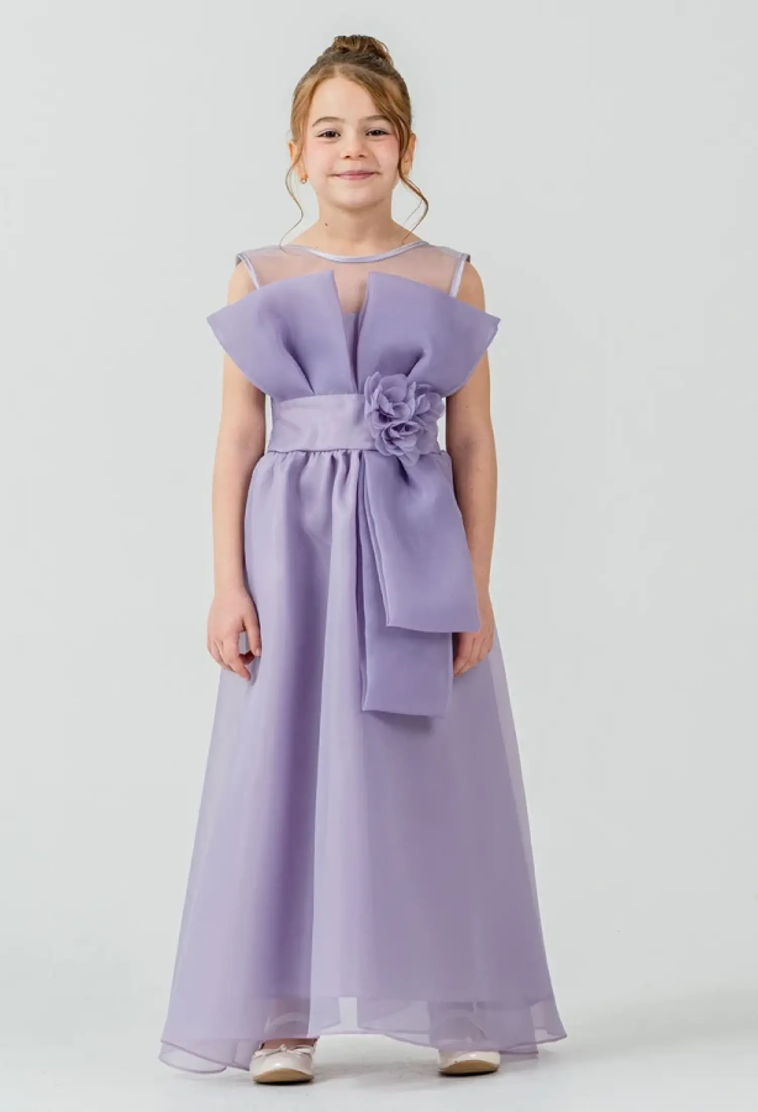 Güllü Nakışlı Kız Elbise - Brand: MERTOĞLU KİDS - Kids & Bby Clothes From Peralane Kids Turkey