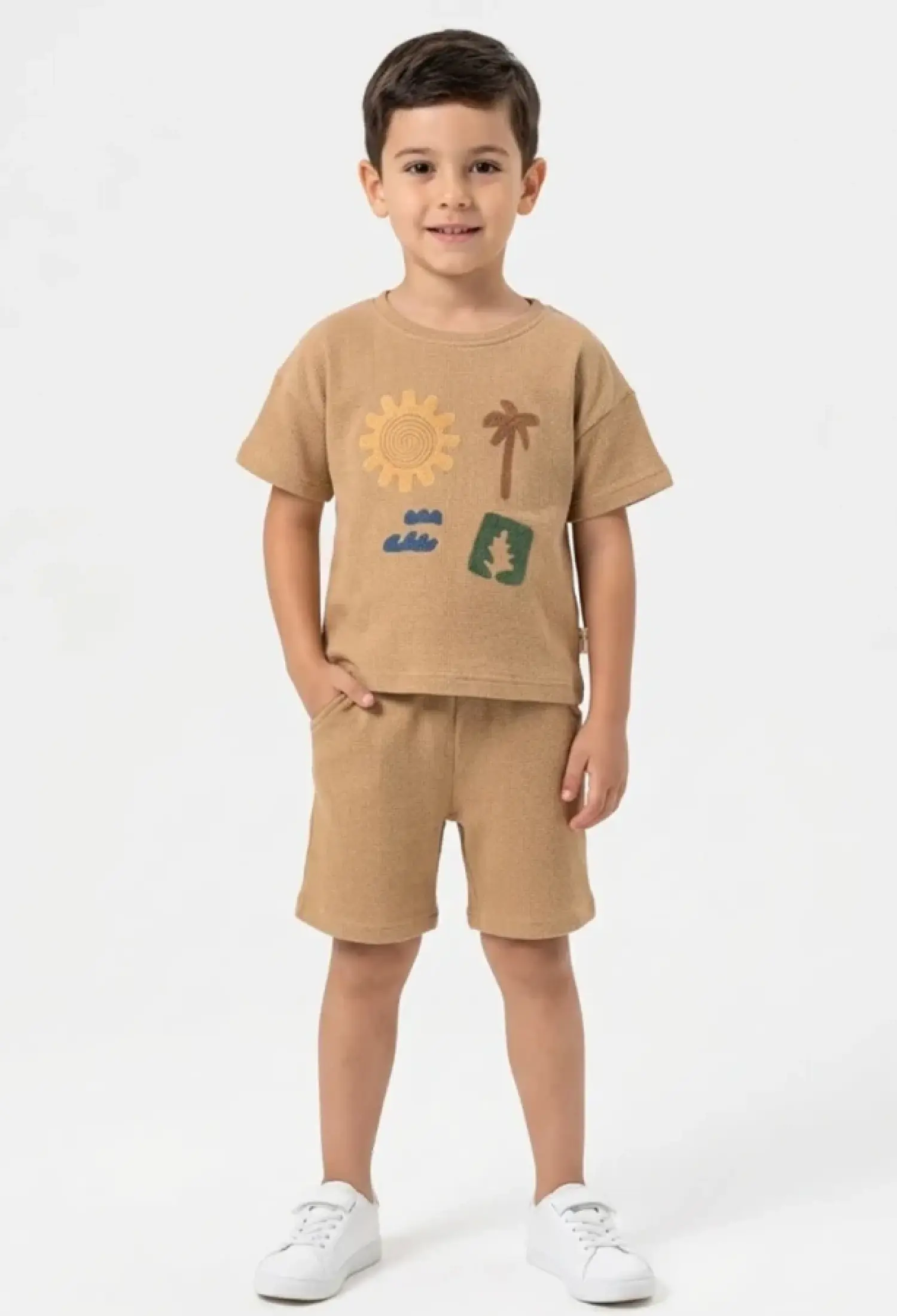 Güneş Nakışlı Kız Takım - Brand: VOVİDO - Kids & Bby Clothes From Peralane Kids Turkey