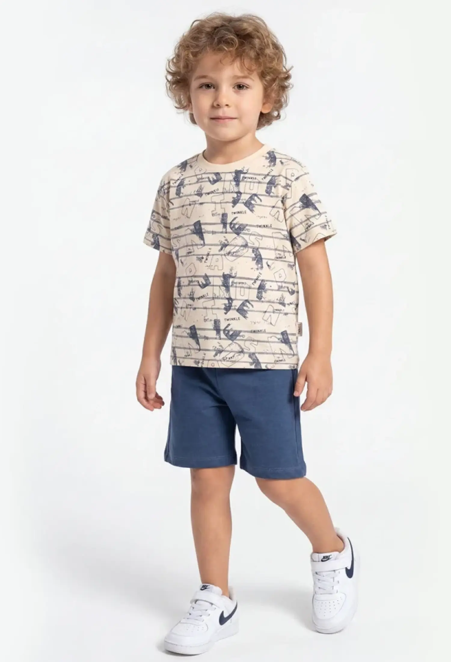 Harf Baskılı Erkek Takım - Brand: FEELY KİDS - Kids & Bby Clothes From Peralane Kids Turkey