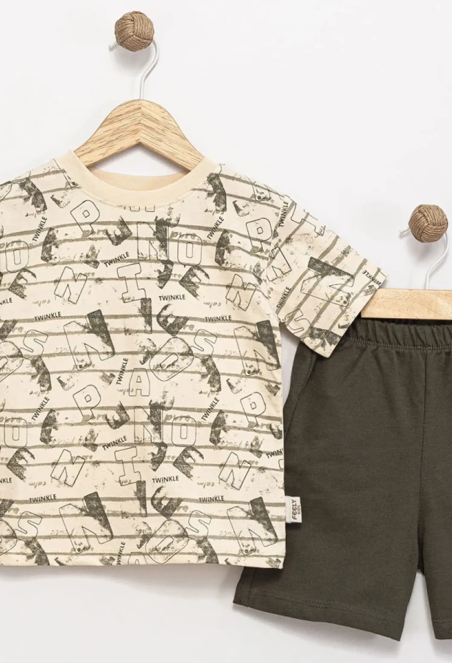 Harf Baskılı Erkek Takım - Brand: FEELY KİDS - Kids & Bby Clothes From Peralane Kids Turkey