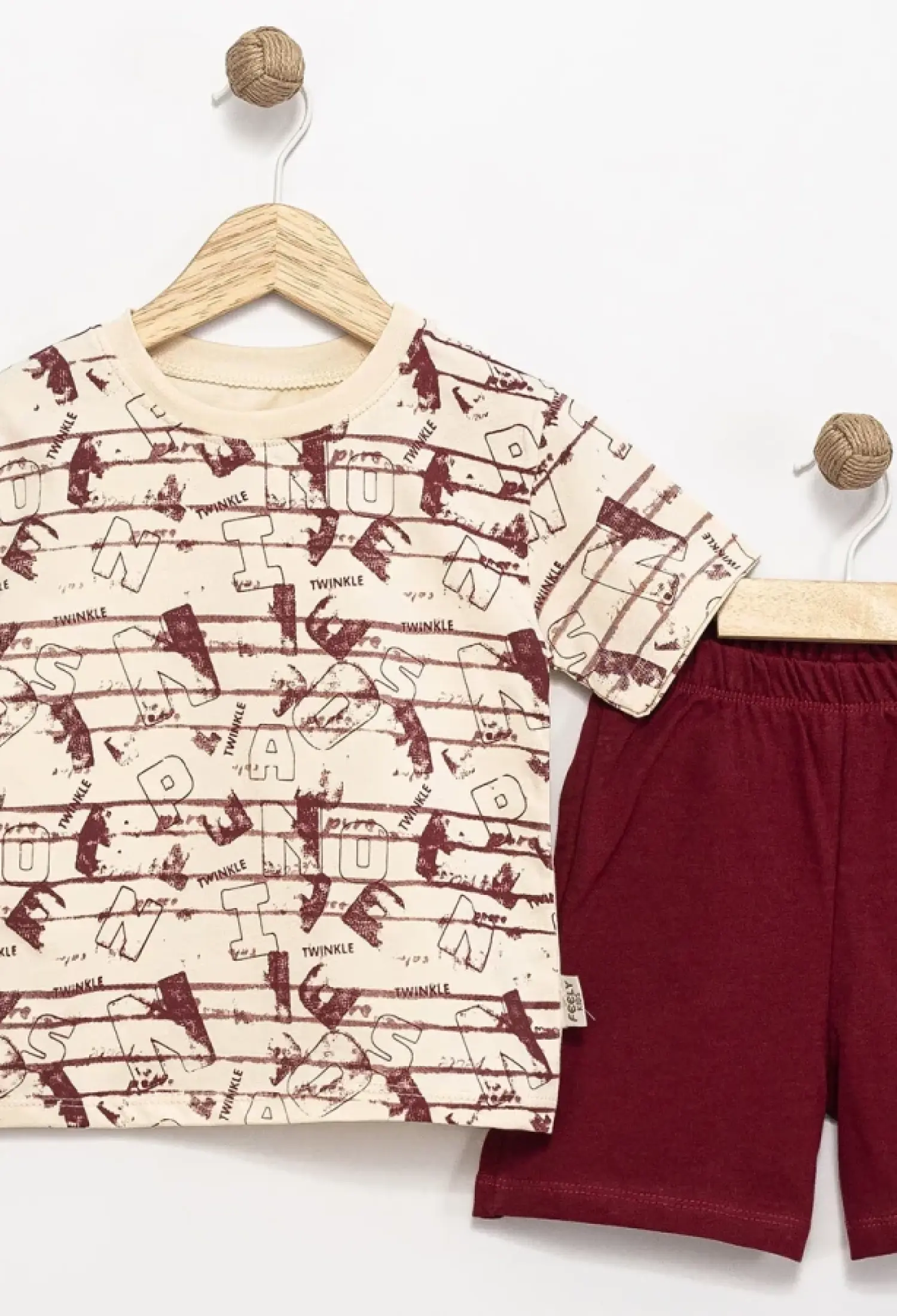 Harf Baskılı Erkek Takım - Brand: FEELY KİDS - Kids & Bby Clothes From Peralane Kids Turkey