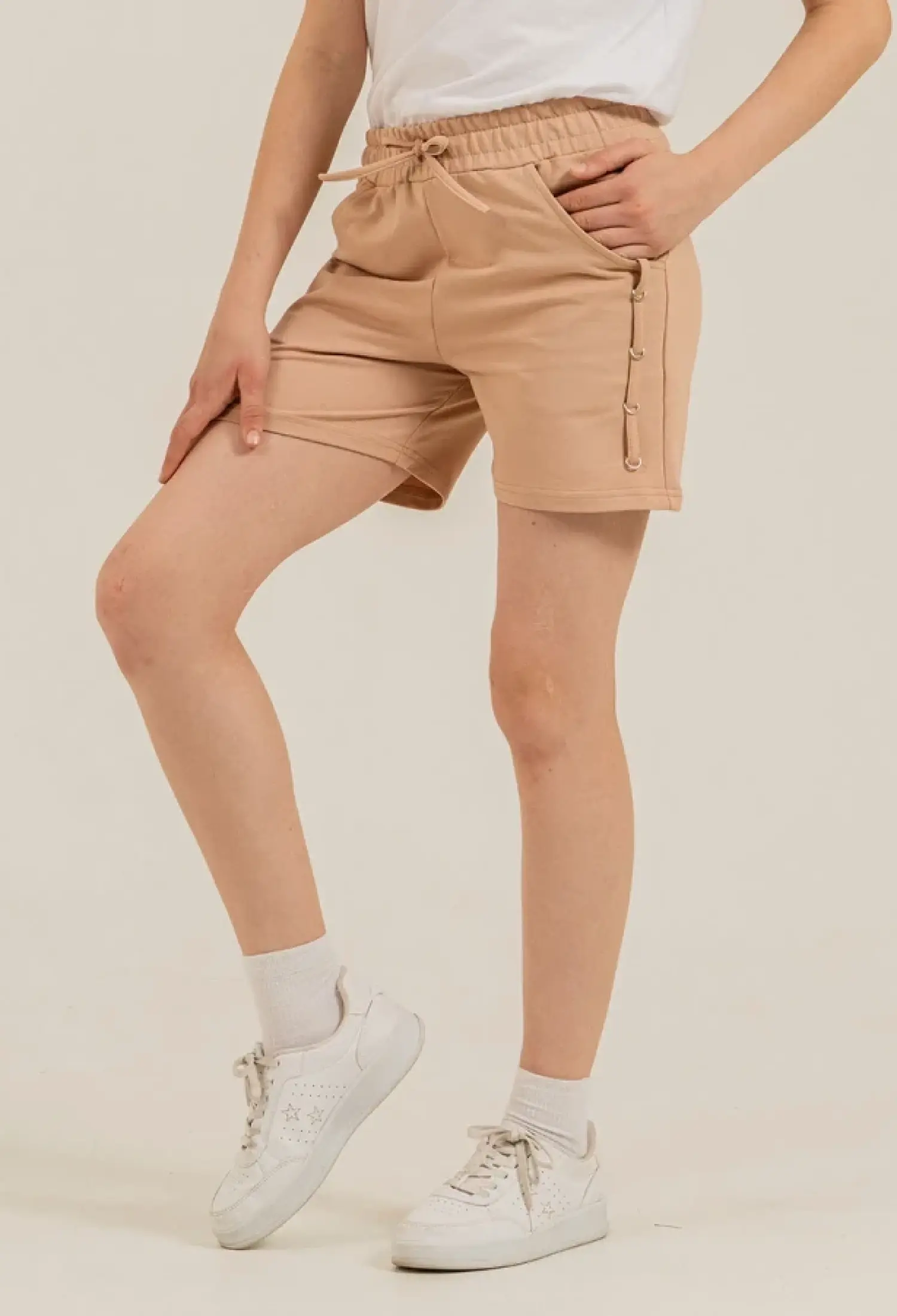 Girls' Shorts with String Detail