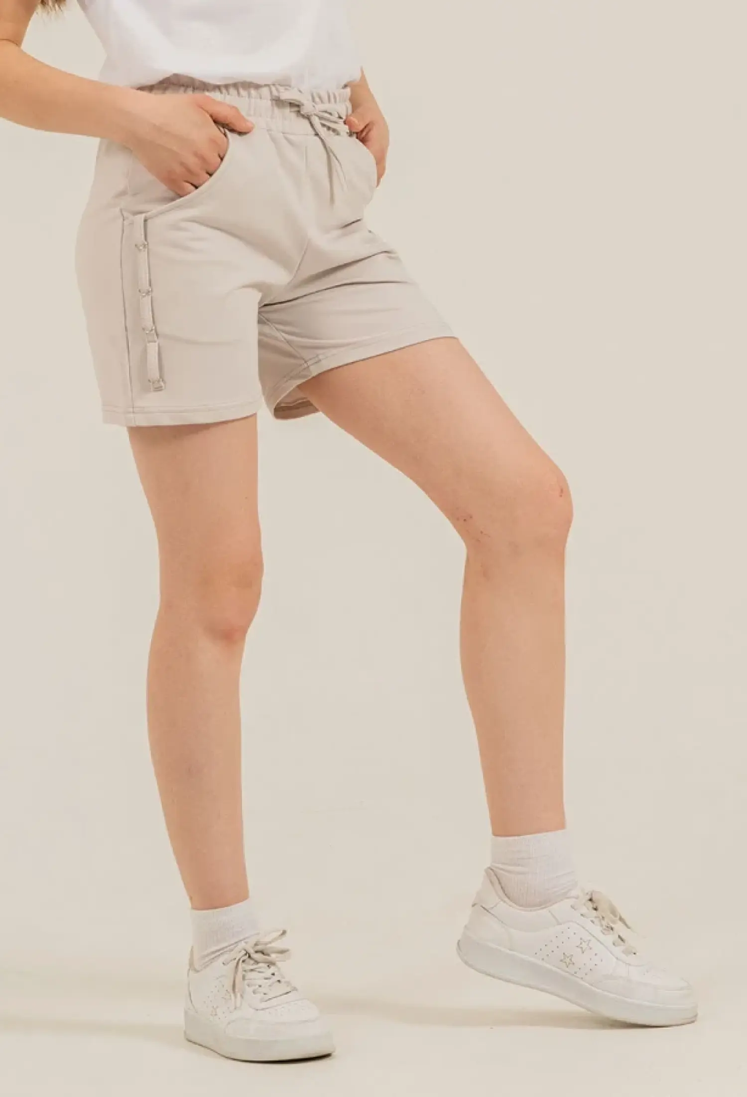 Girls' Shorts with String Detail