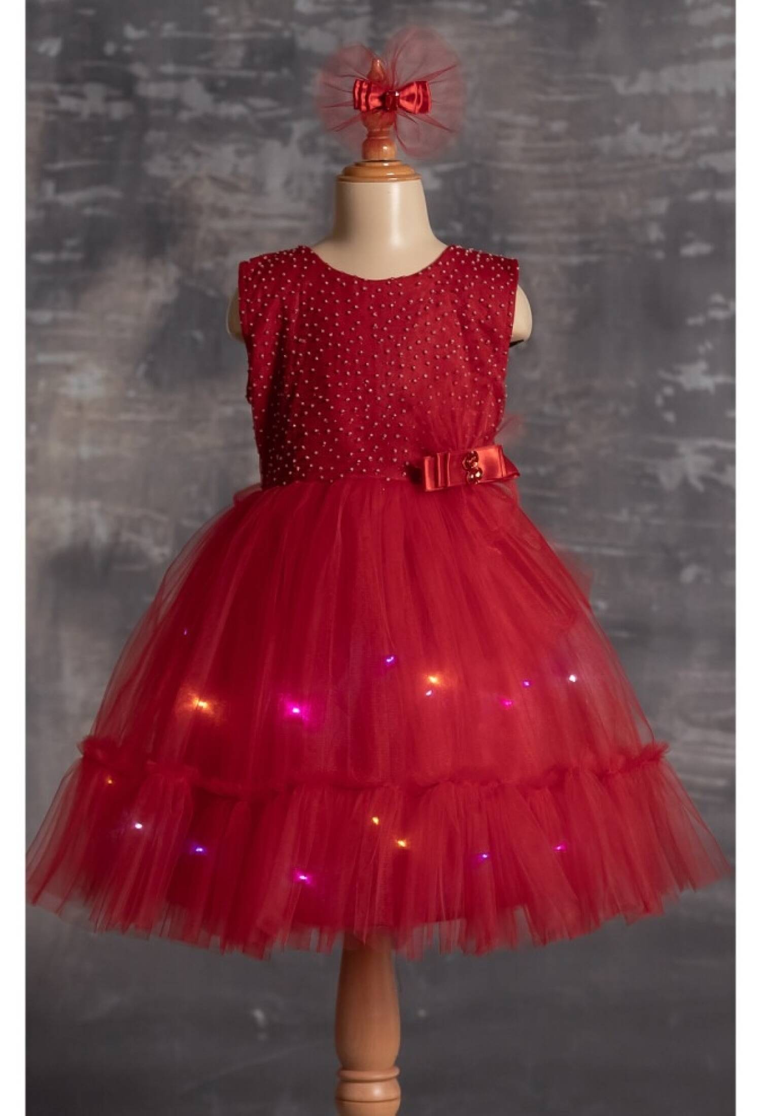 Illuminated Evening Dress Tivido 1042-2335