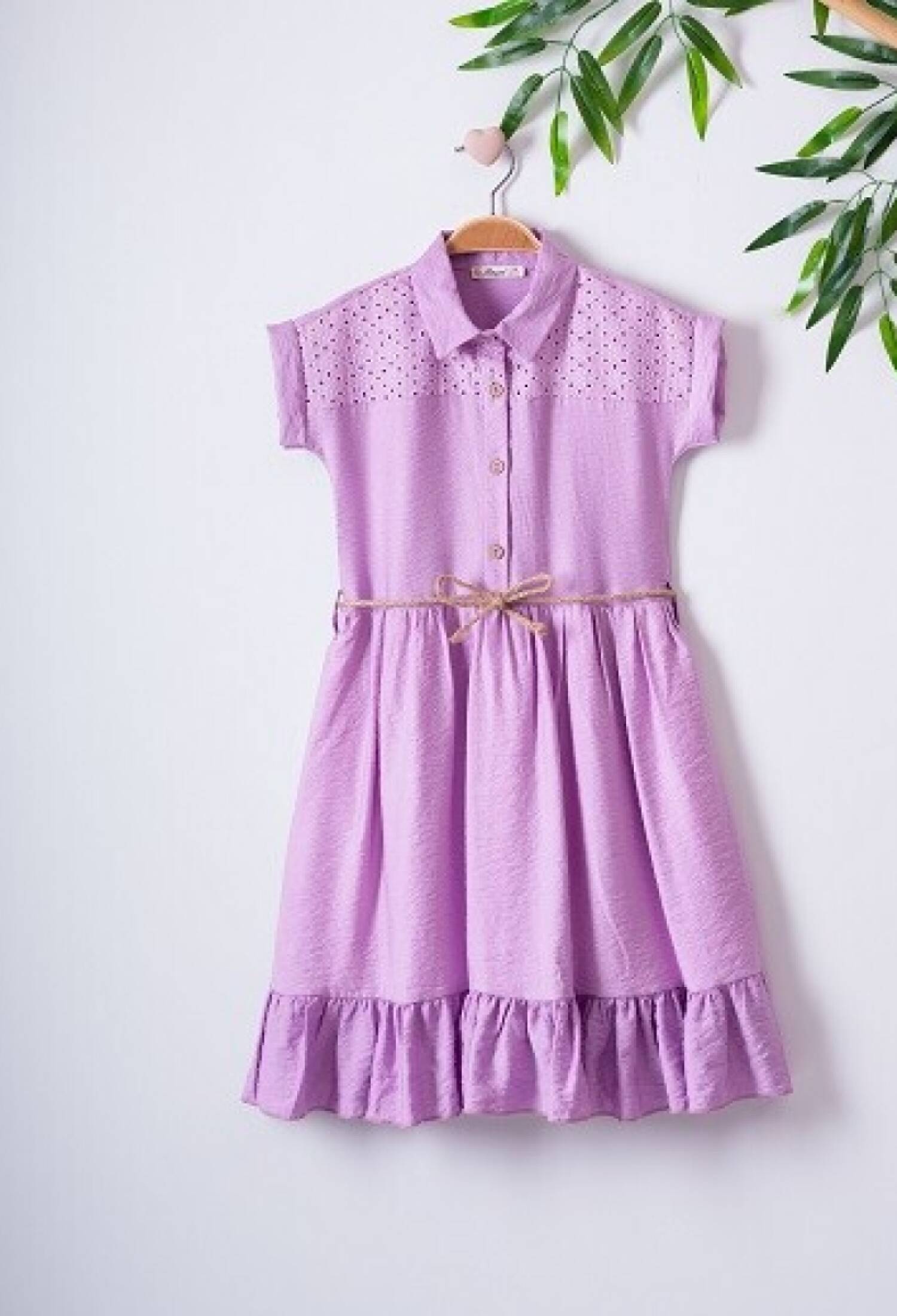 Airobin Dress with Jute Belt