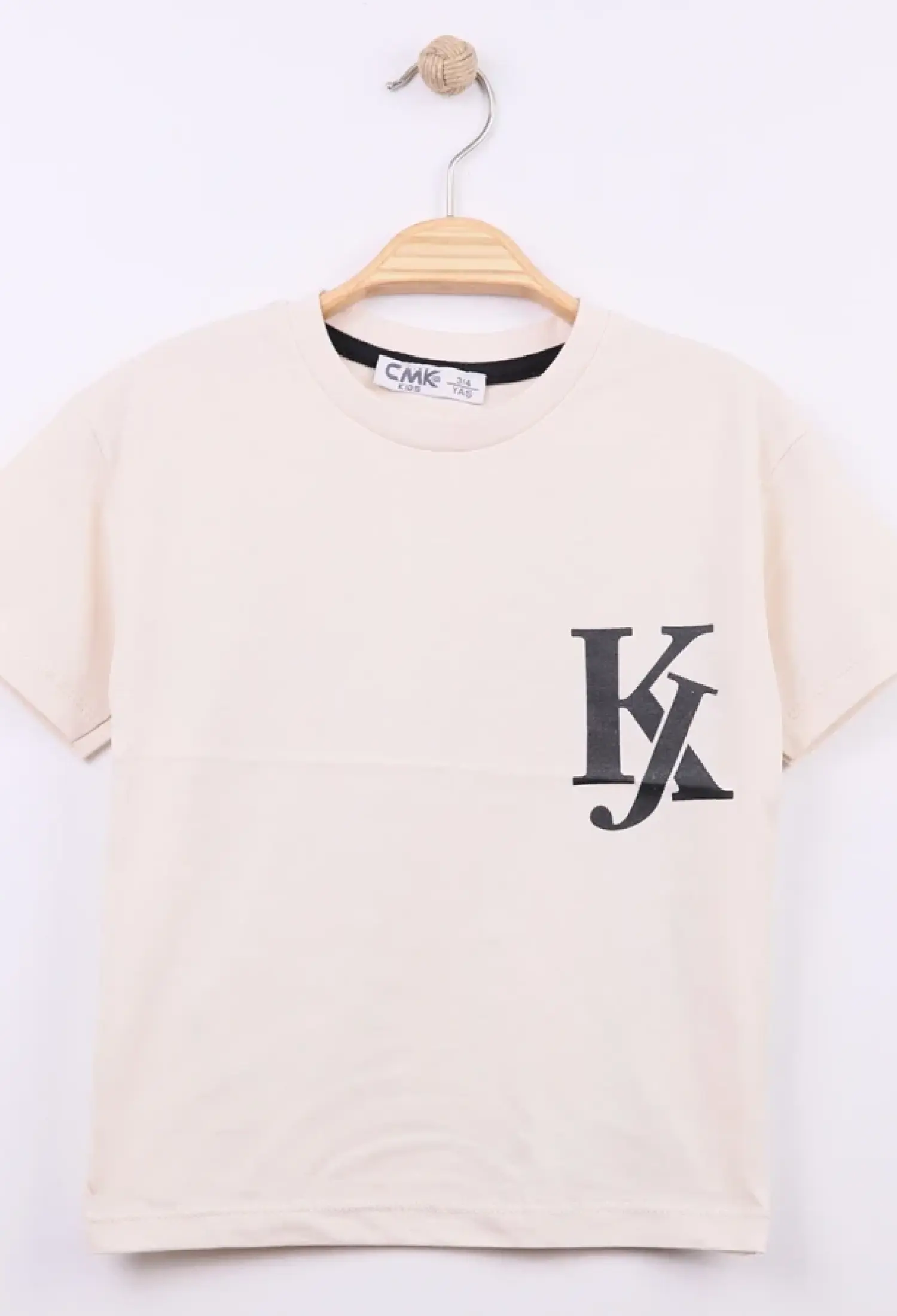 KJ Baskılı Erkek Tişört - Brand: CMK - Kids & Bby Clothes From Peralane Kids Turkey