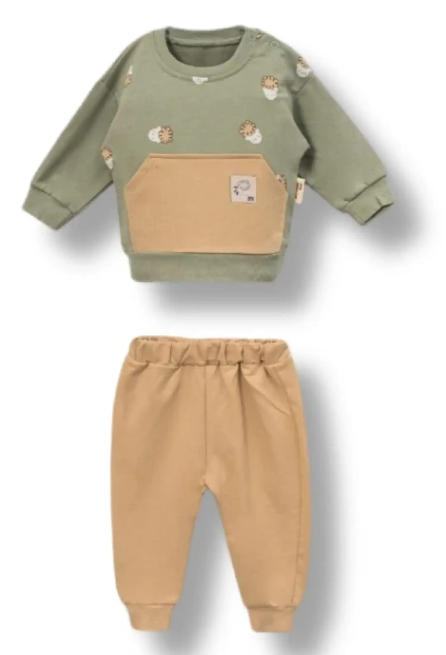 Kanguru Cepli Erkek Bebe Takım - Brand: VOVİDO - Kids & Bby Clothes From Peralane Kids Turkey