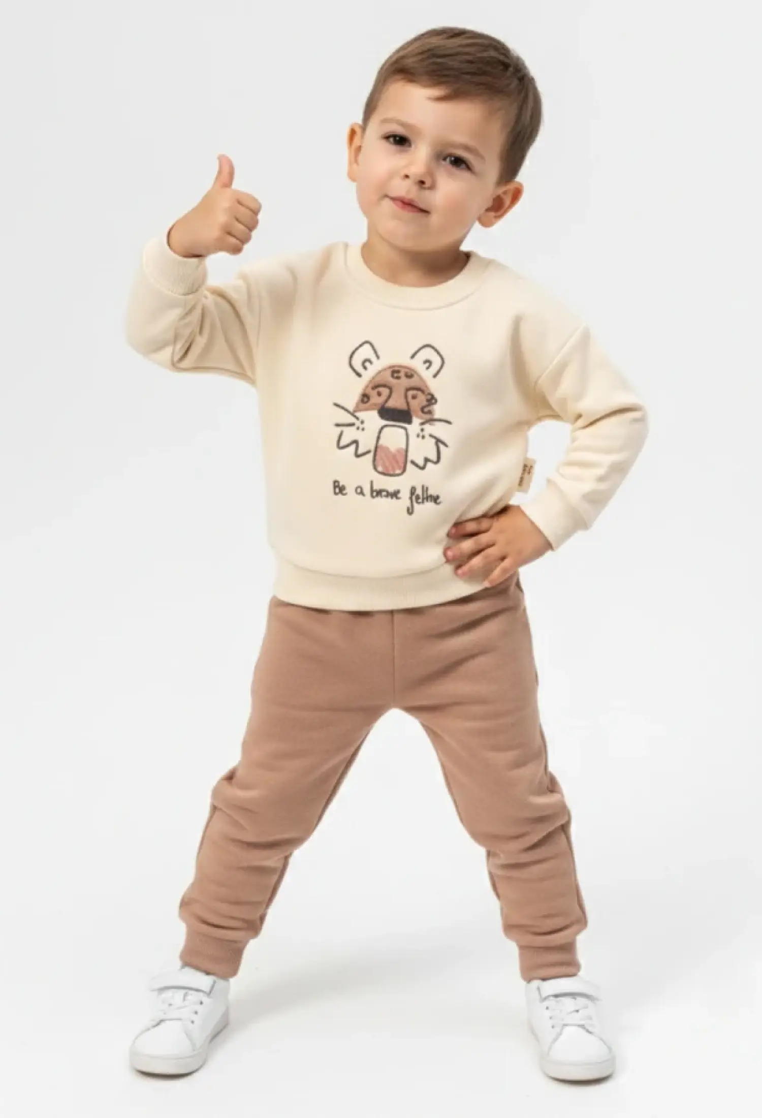 Kaplan Baskılı Erkek Bebe Takım - Brand: VOVİDO - Kids & Bby Clothes From Peralane Kids Turkey