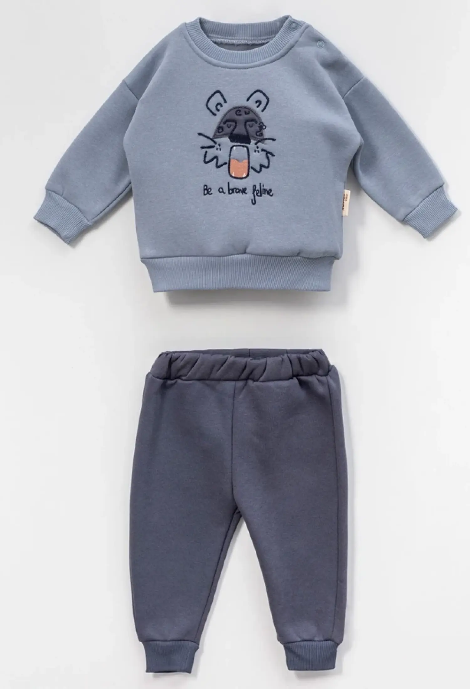 Kaplan Baskılı Erkek Bebe Takım - Brand: VOVİDO - Kids & Bby Clothes From Peralane Kids Turkey