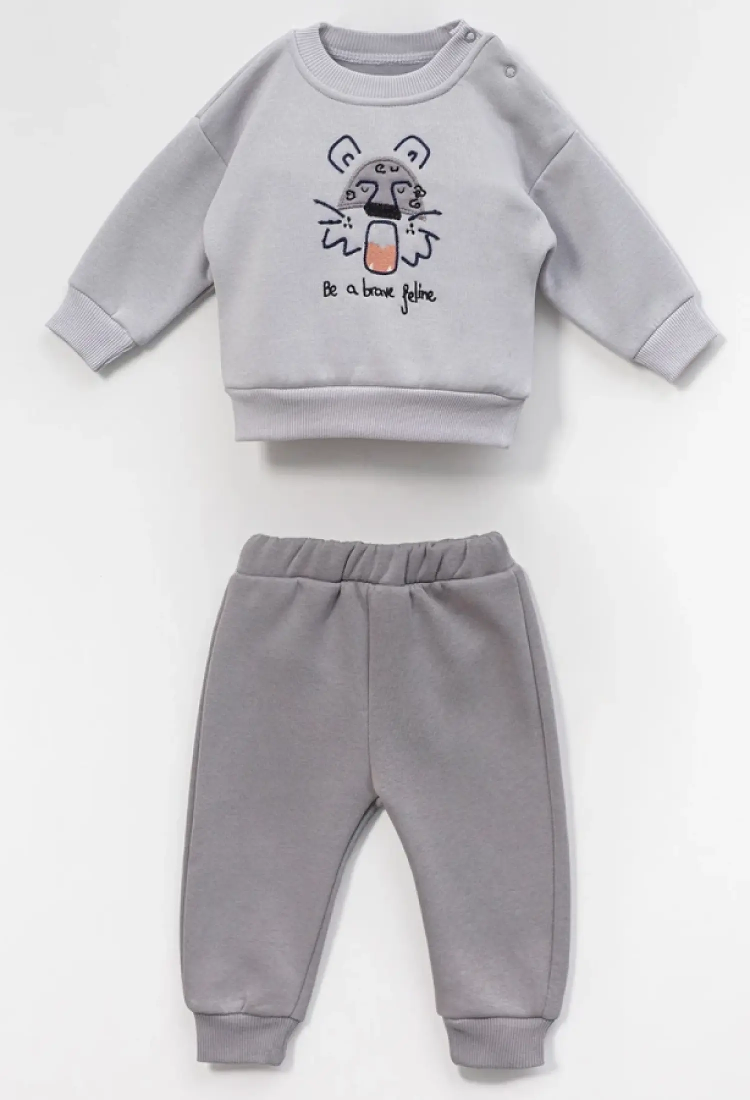 Kaplan Baskılı Erkek Bebe Takım - Brand: VOVİDO - Kids & Bby Clothes From Peralane Kids Turkey