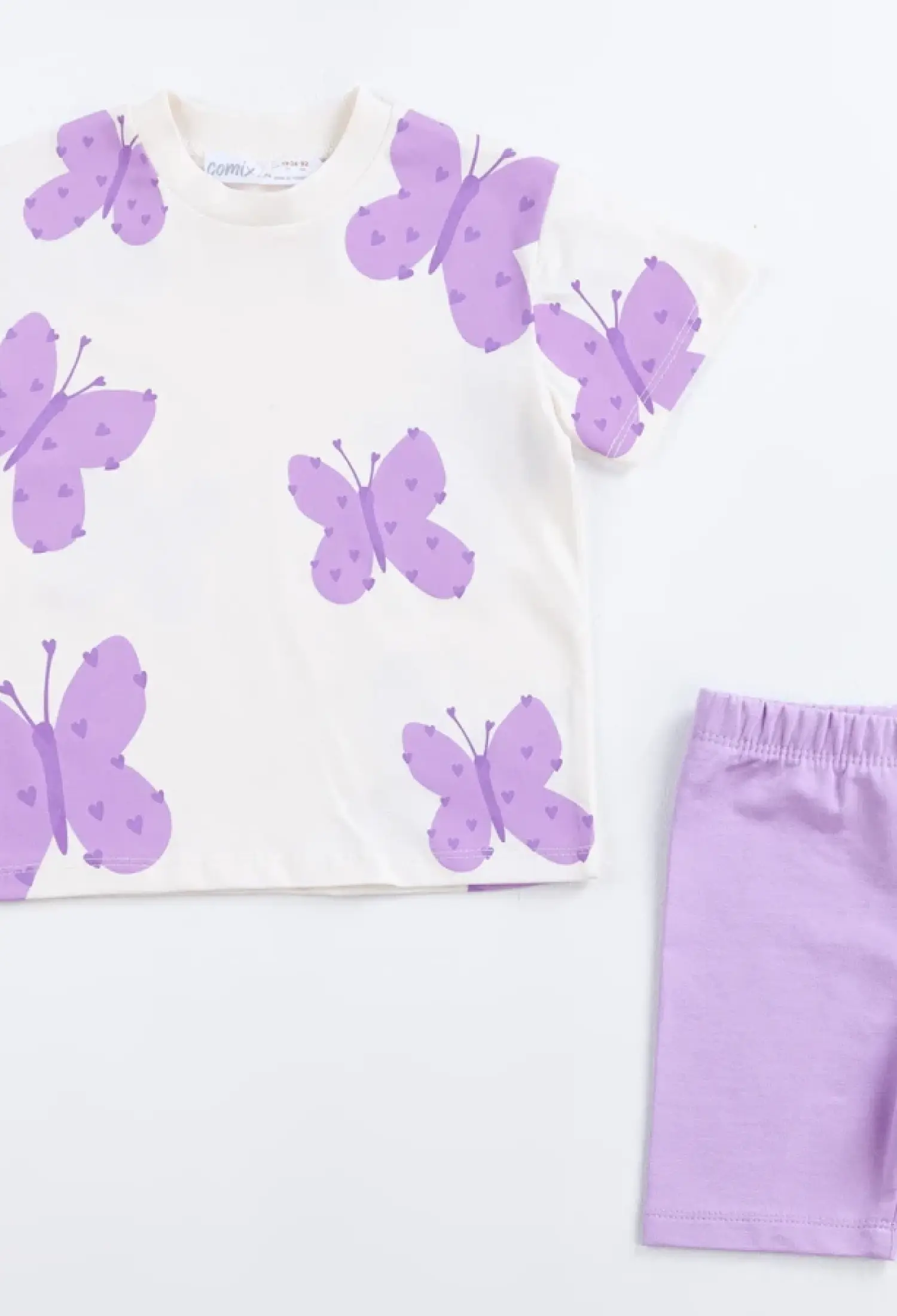 Kelebek Baskılı Kız Bebe Takım - Brand: COMİX - Kids & Bby Clothes From Peralane Kids Turkey