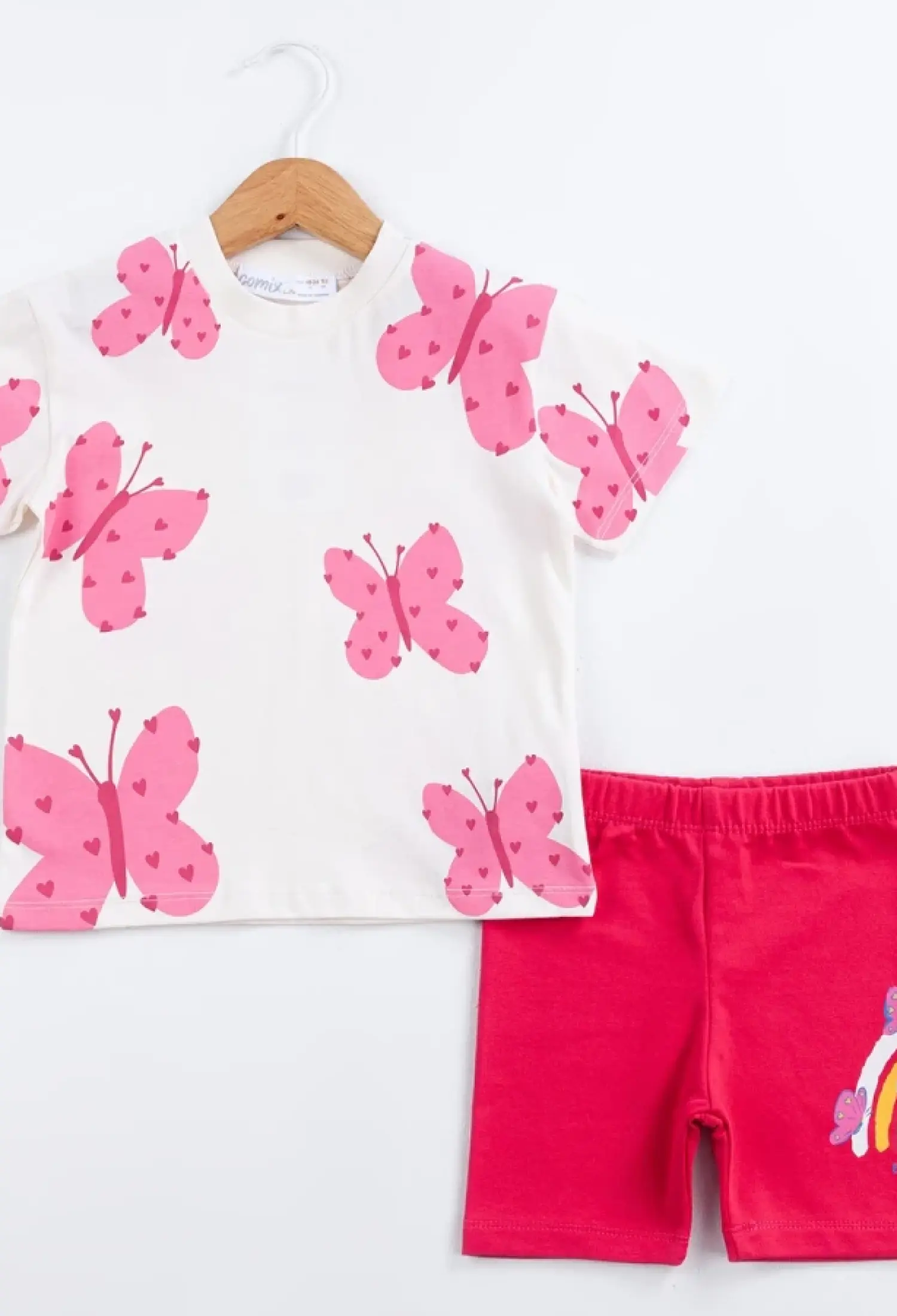 Kelebek Baskılı Kız Bebe Takım - Brand: COMİX - Kids & Bby Clothes From Peralane Kids Turkey