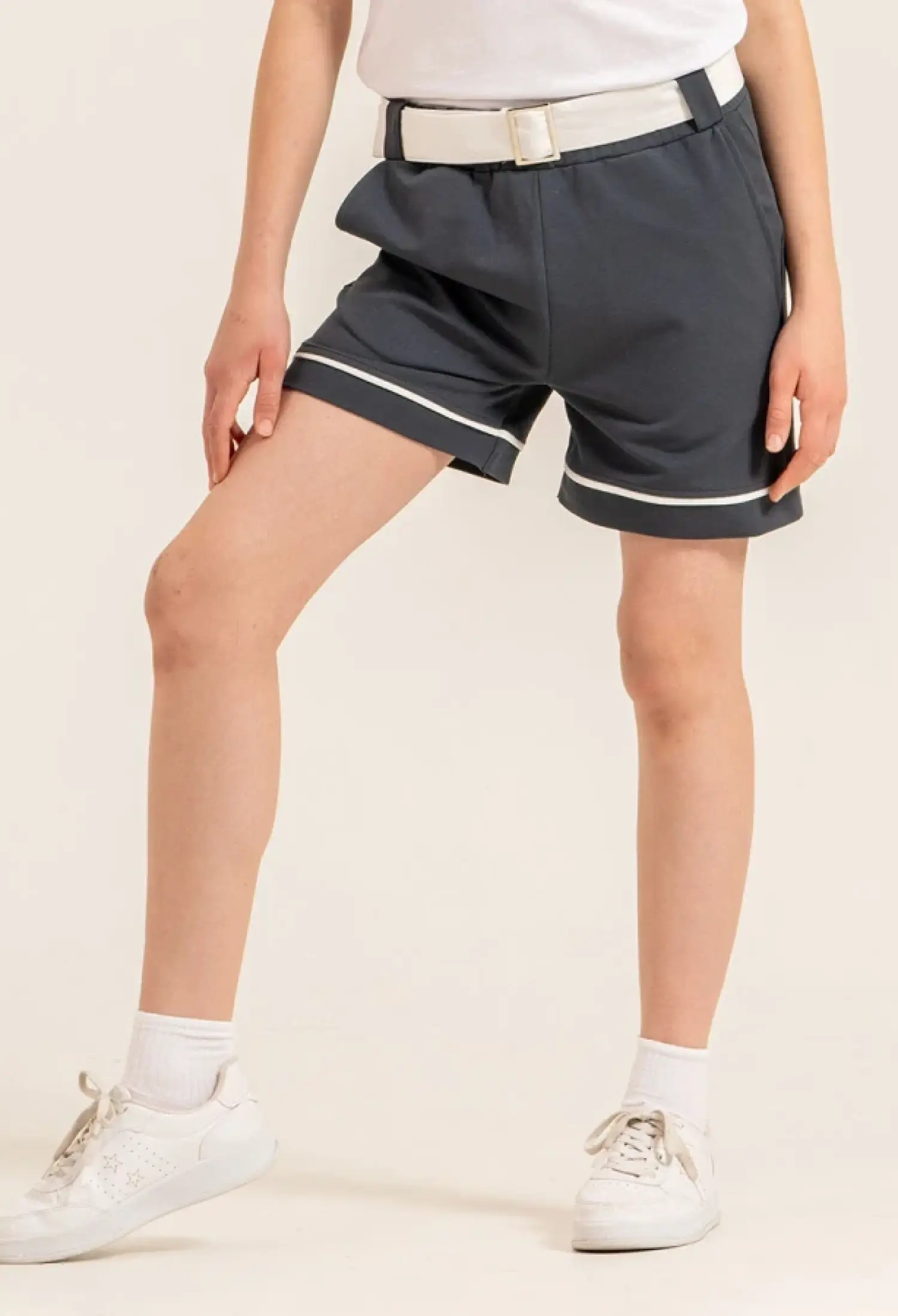 Girl's Shorts with Belt