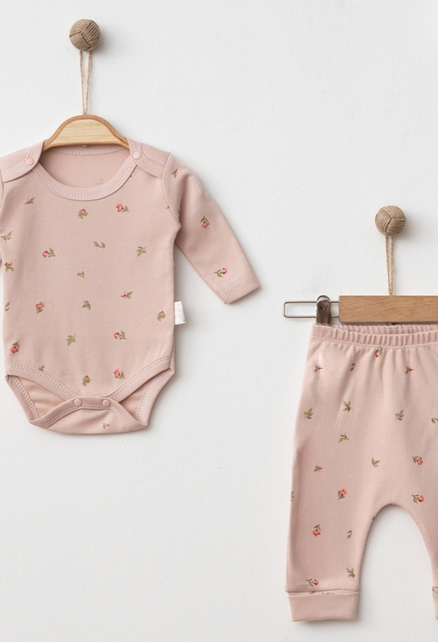 Tulip Patterned Baby Girl Outfit