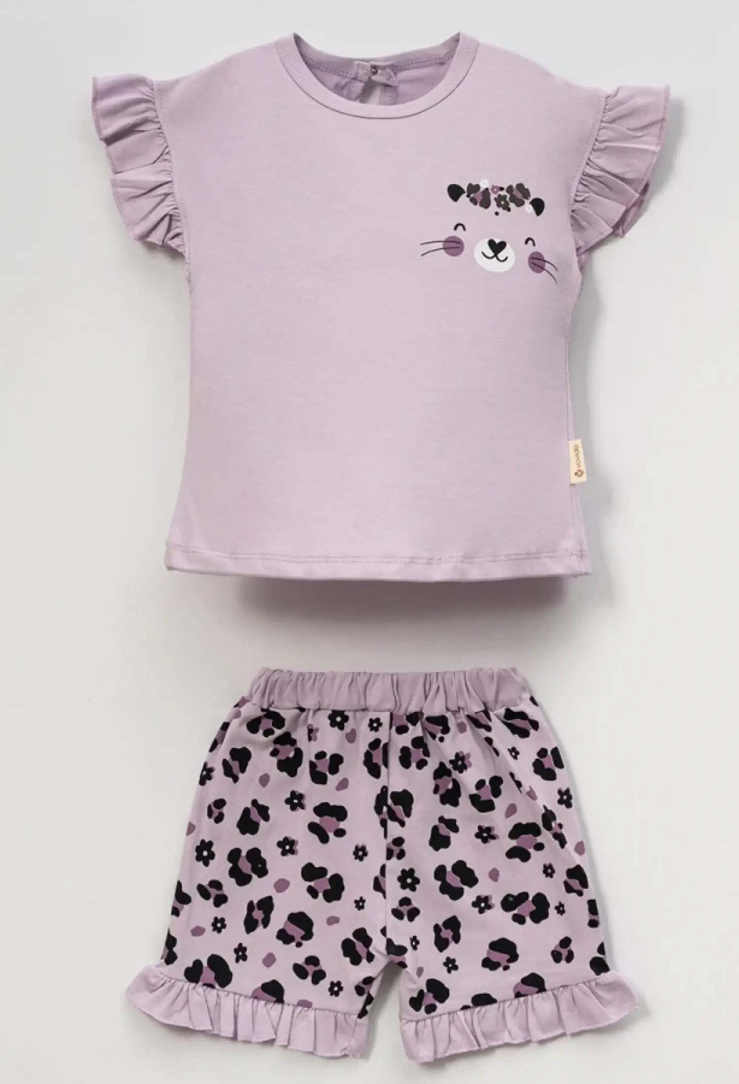 Leopar Desenli Kız Bebe Takım - Brand: VOVİDO - Kids & Bby Clothes From Peralane Kids Turkey
