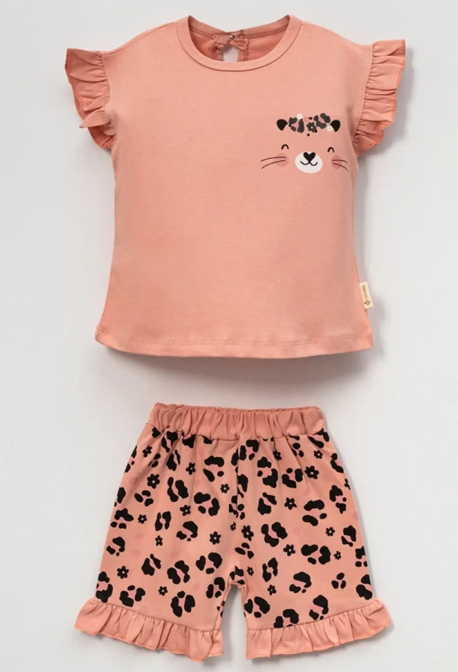 Leopar Desenli Kız Bebe Takım - Brand: VOVİDO - Kids & Bby Clothes From Peralane Kids Turkey